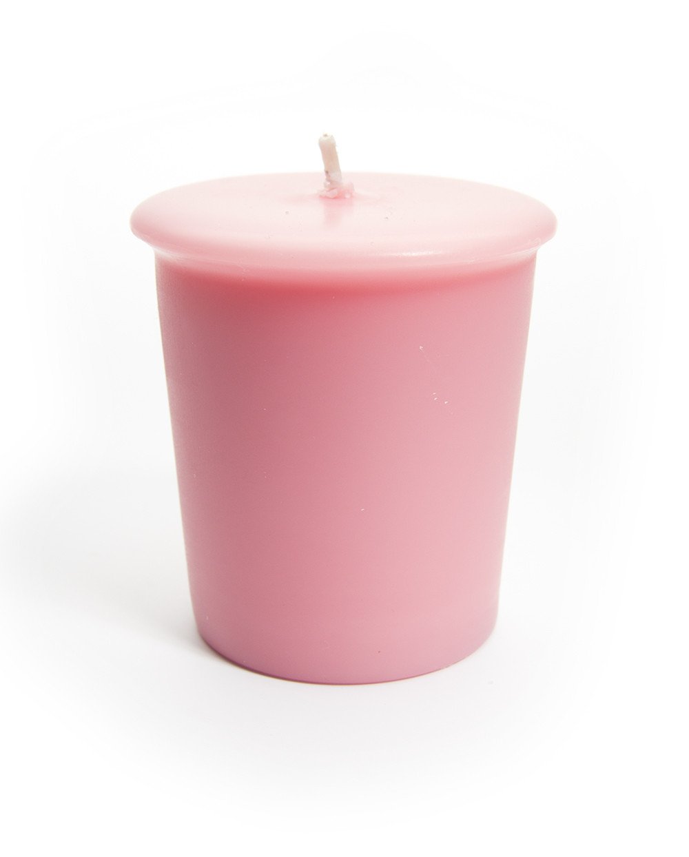 Pure Plumeria Soy Wax Votive Candles - Natural Fragrance Oil Scented Pink Floral Candles (6-Pack) - Perfect for Home Decor, Wedding Centerpieces & Relaxation Gifts