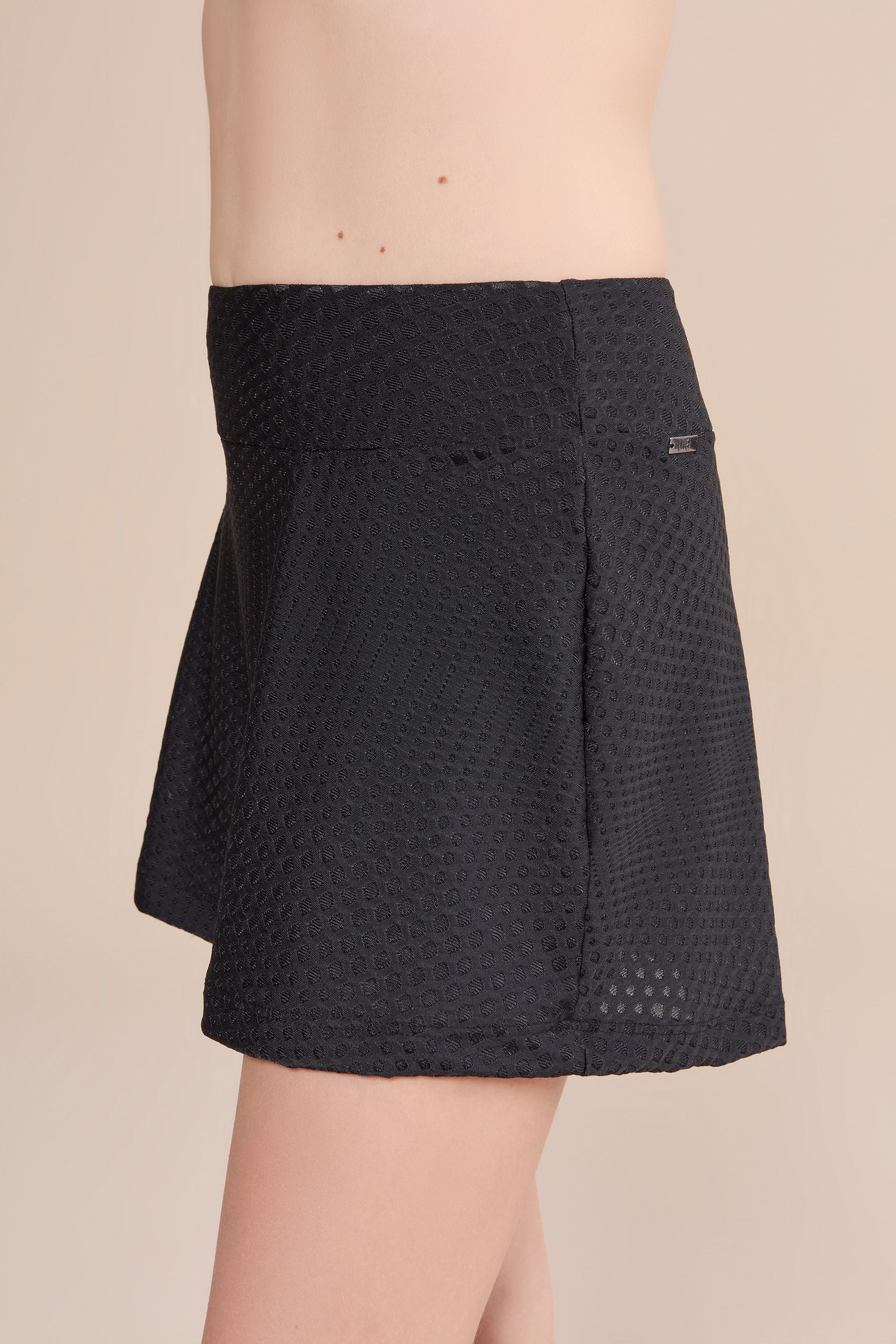 Kids' Textured Running Skirt - Soft & Stretchy Athletic Skirt for Girls - Perfect for Playdates, Sports & Outdoor Activities