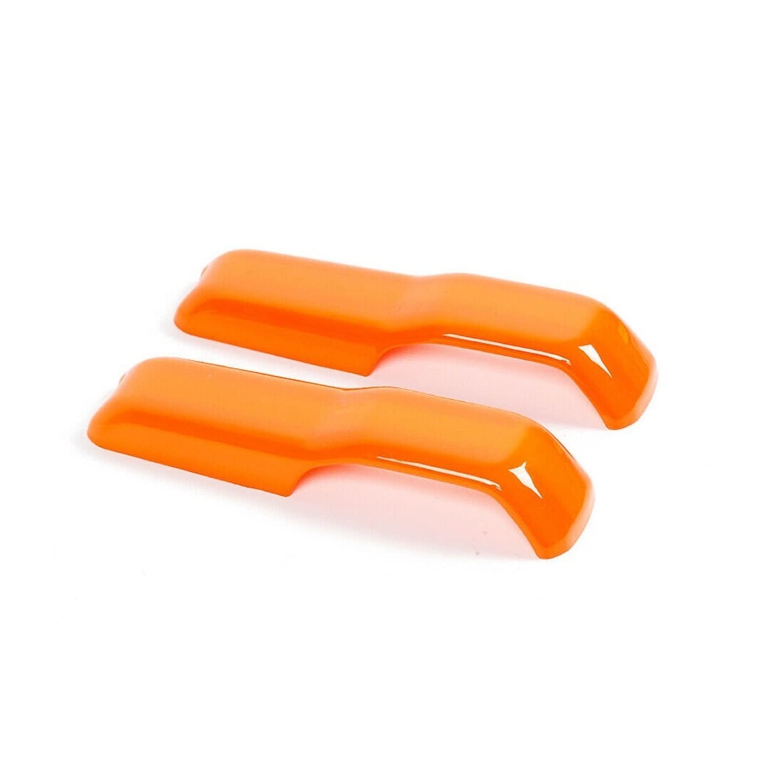 Jeep Wrangler JL JT Hood Hinge Cover Trim Decoration Stickers (2018+ Models) - Durable Automotive Accessories, Orange Hood Molding for Off-Road Protection & Style Upgrade