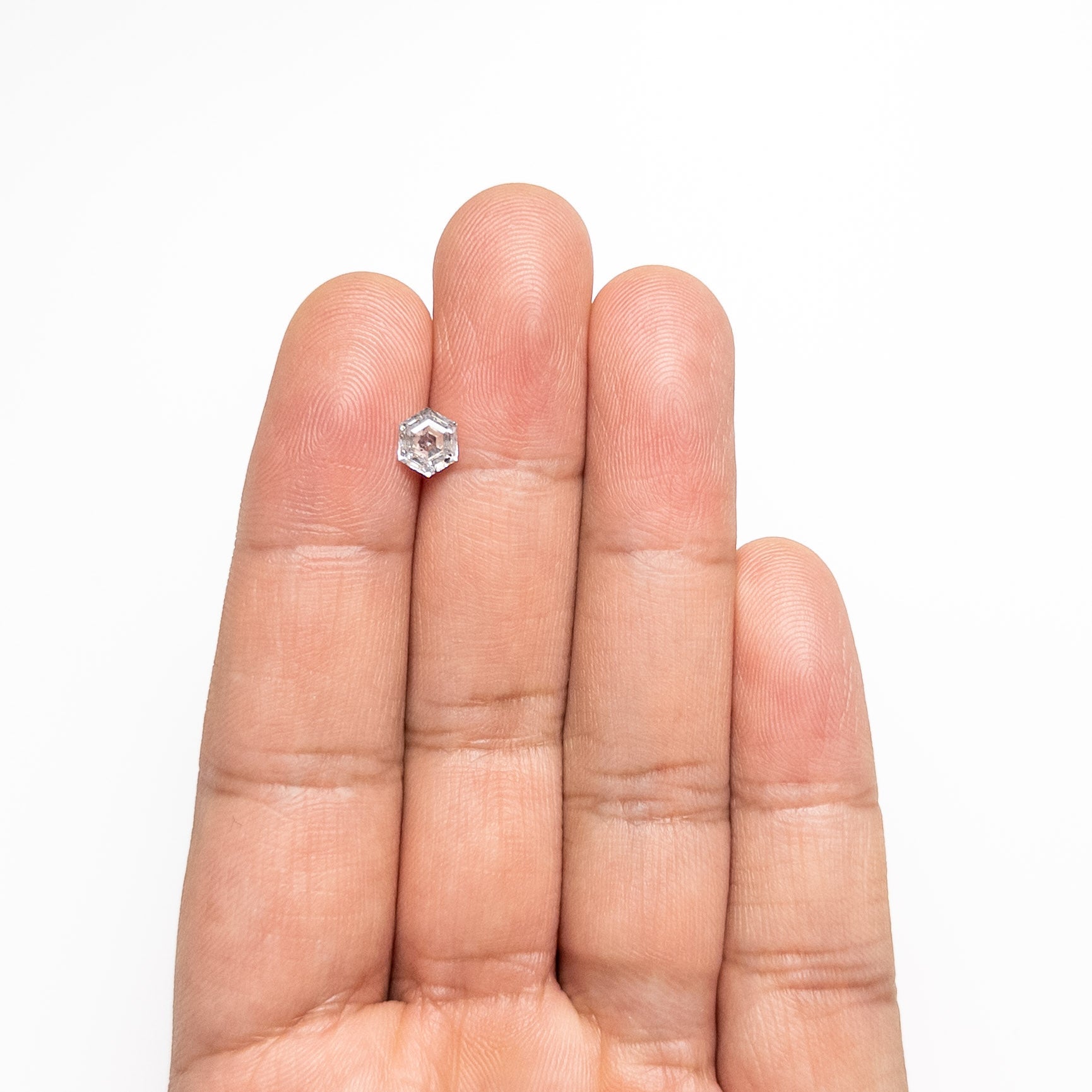 0.83ct Hexagon Step Cut Loose Gemstone - 6.38x5.64x3.28mm Natural Diamond for Jewelry Making - Perfect for Engagement Rings & Custom Pendants