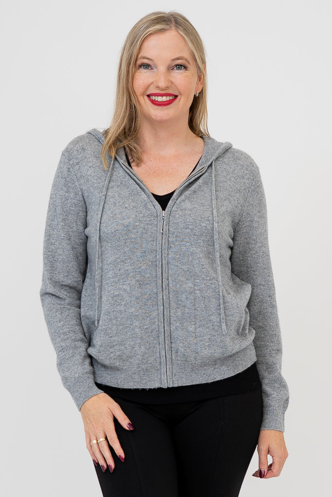 Premium Wool Cashmere Sweater for Women & Men - Soft & Warm Grey Pullover - Perfect for Winter, Fall & Cozy Outfits