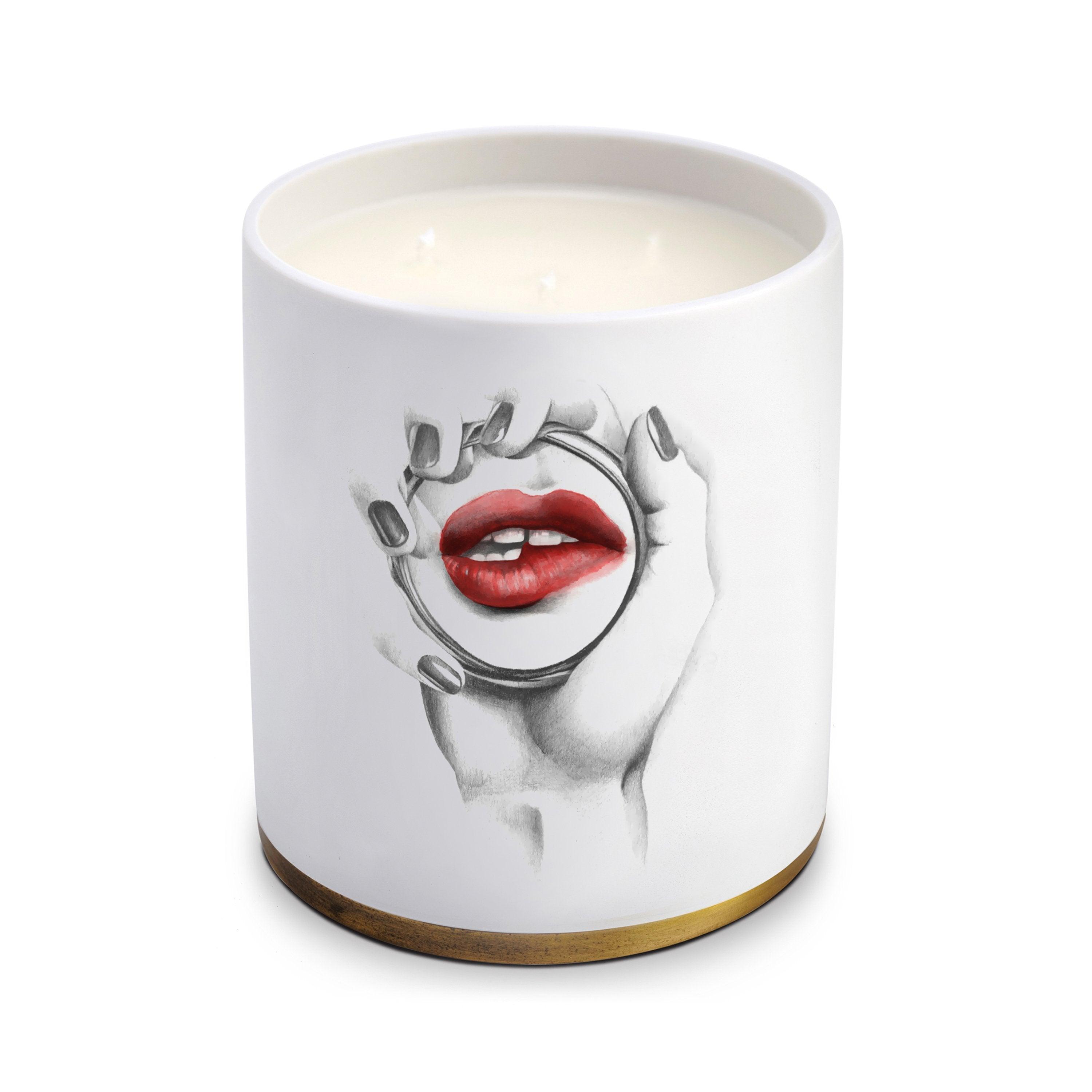 Oh Mon Dieu No.69 Scented Candle - 3 Wick Soy Wax Candle for Home Decor, Romantic Gifts & Relaxation - Long Lasting Fragrance for Bedroom, Bathroom & Living Room