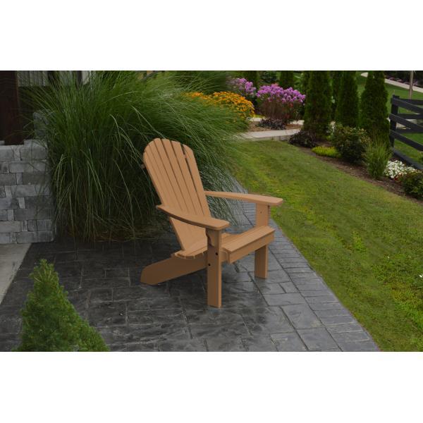 Premium Poly Fanback Adirondack Chair - Durable Outdoor Patio Furniture for Garden, Poolside & Backyard Relaxation | Weather-Resistant & Comfortable Seating Solution