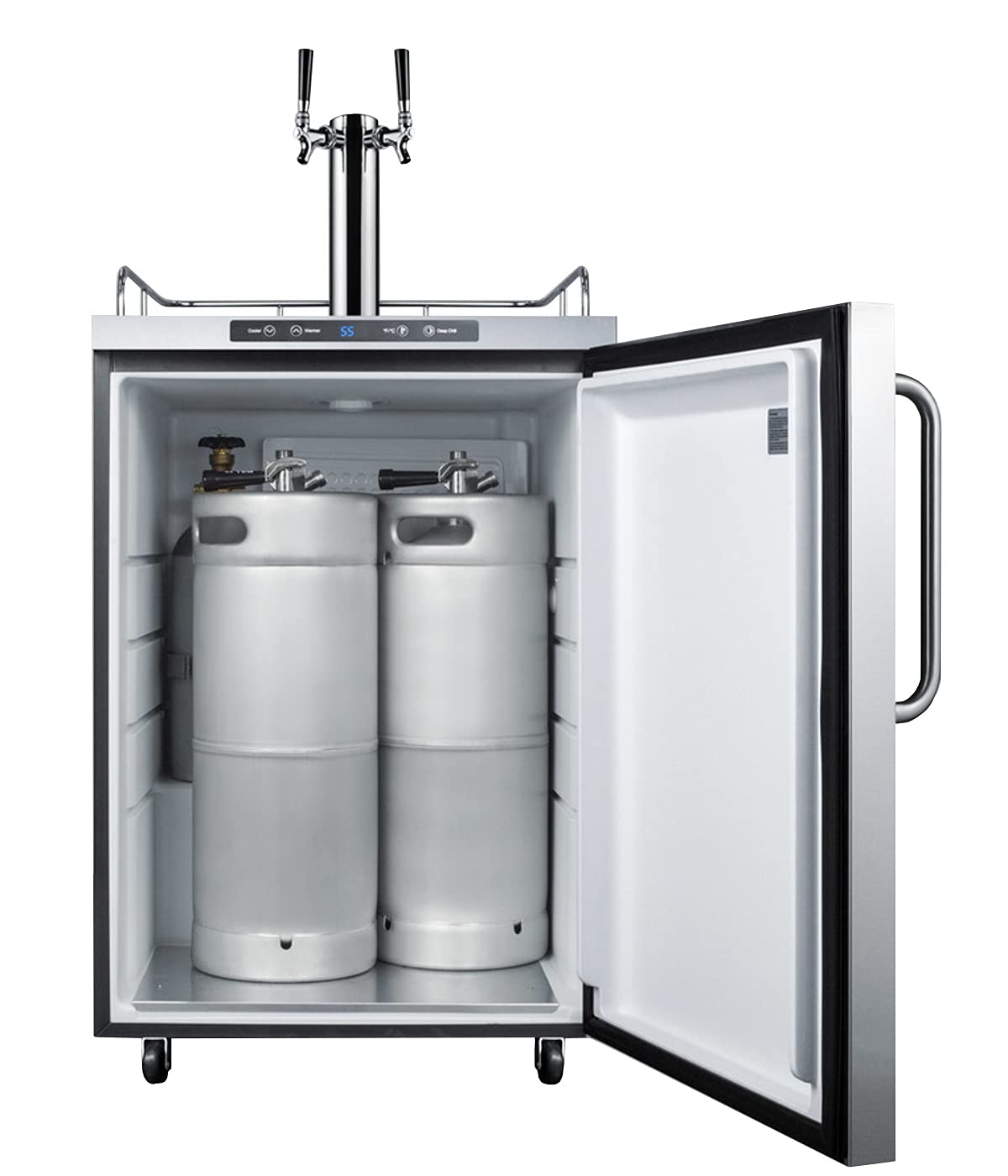 Summit SBC635MOSTWIN Stainless Steel Wine Dispenser - Premium Wine Preservation System for Home, Bar & Restaurant Use