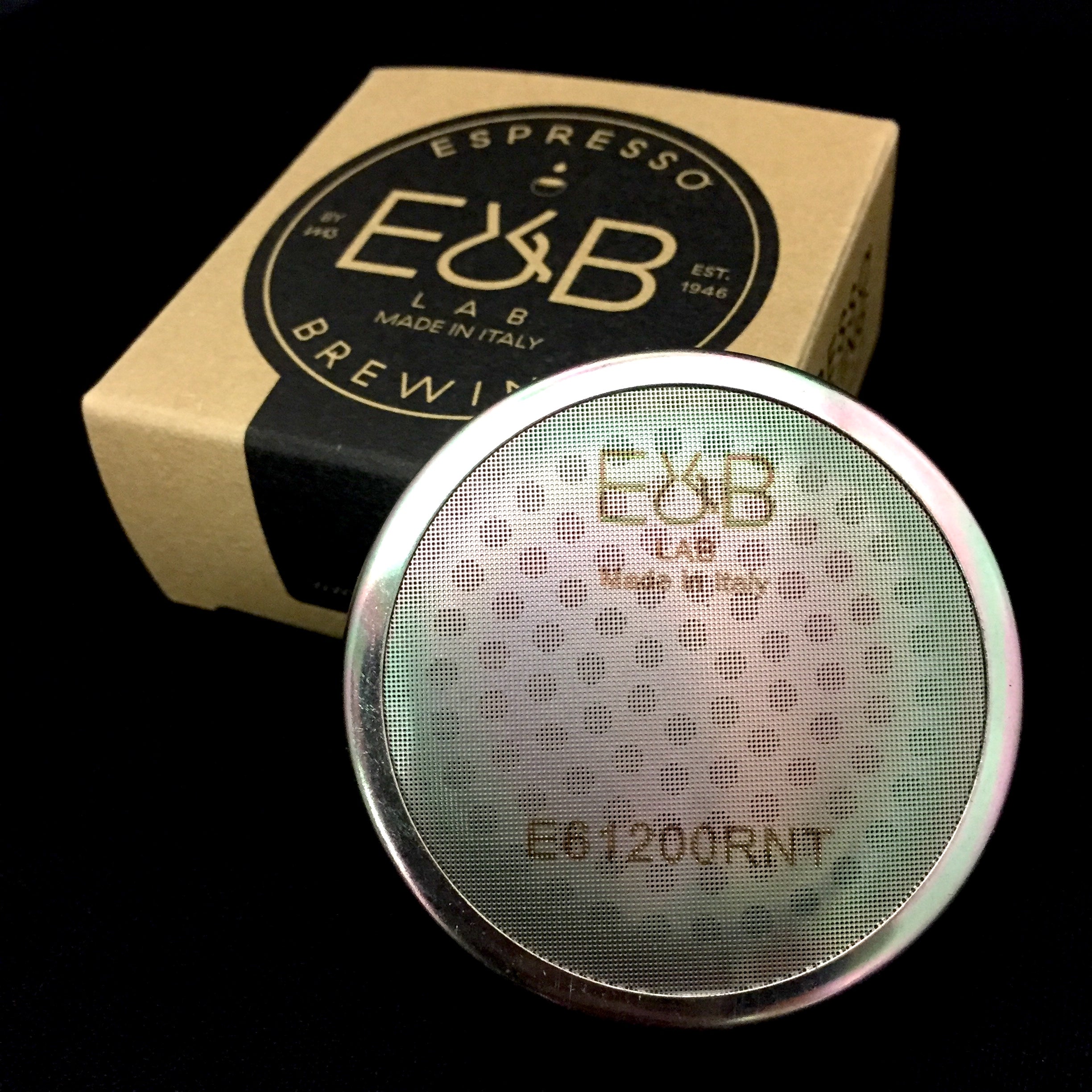 E&B Lab IMS E61 60mm Nanotech Shower Screen - Premium Espresso Machine Accessory for Barista & Home Coffee Brewing