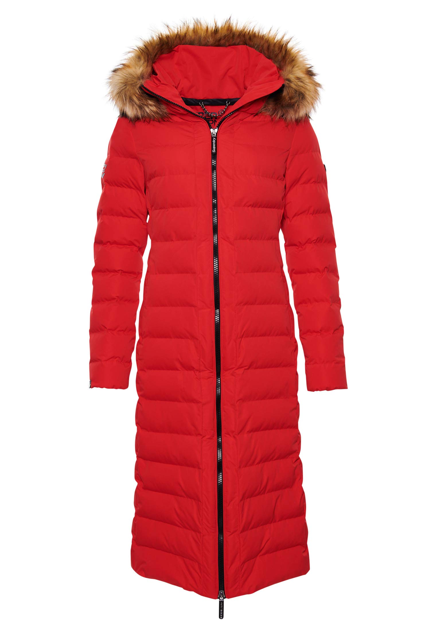 Superdry Women's Arctic Long Puffer Coat - Waterproof Winter Jacket with Longline Design & Multi Zip Fastening for Cold Weather, Snow Activities, and Outdoor Adventures