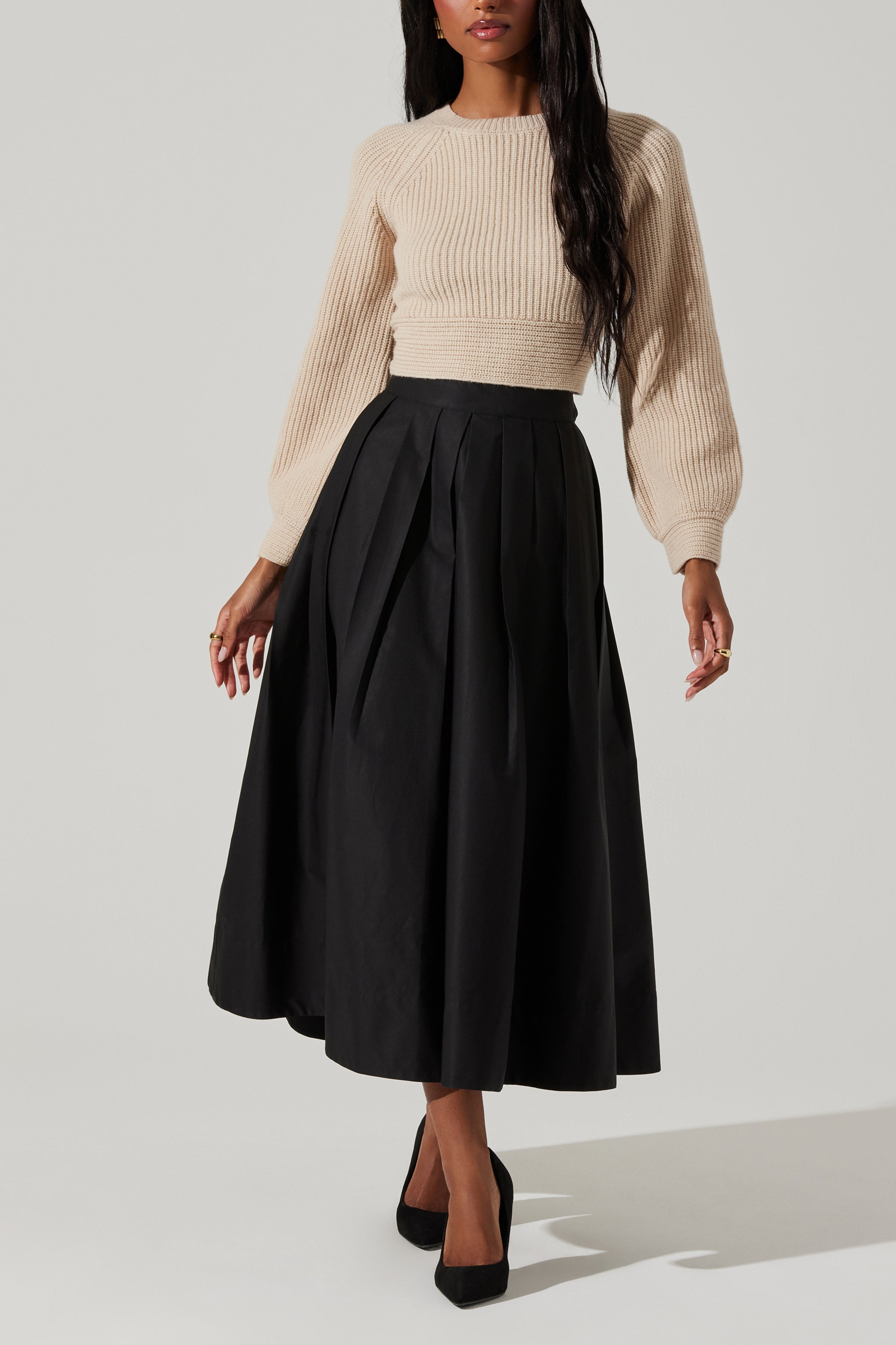 Eila Women's Contrast Bow Back Sweater - Stylish Knit Pullover for Fall & Winter Fashion | Perfect for Office, Date Night & Holiday Outfits