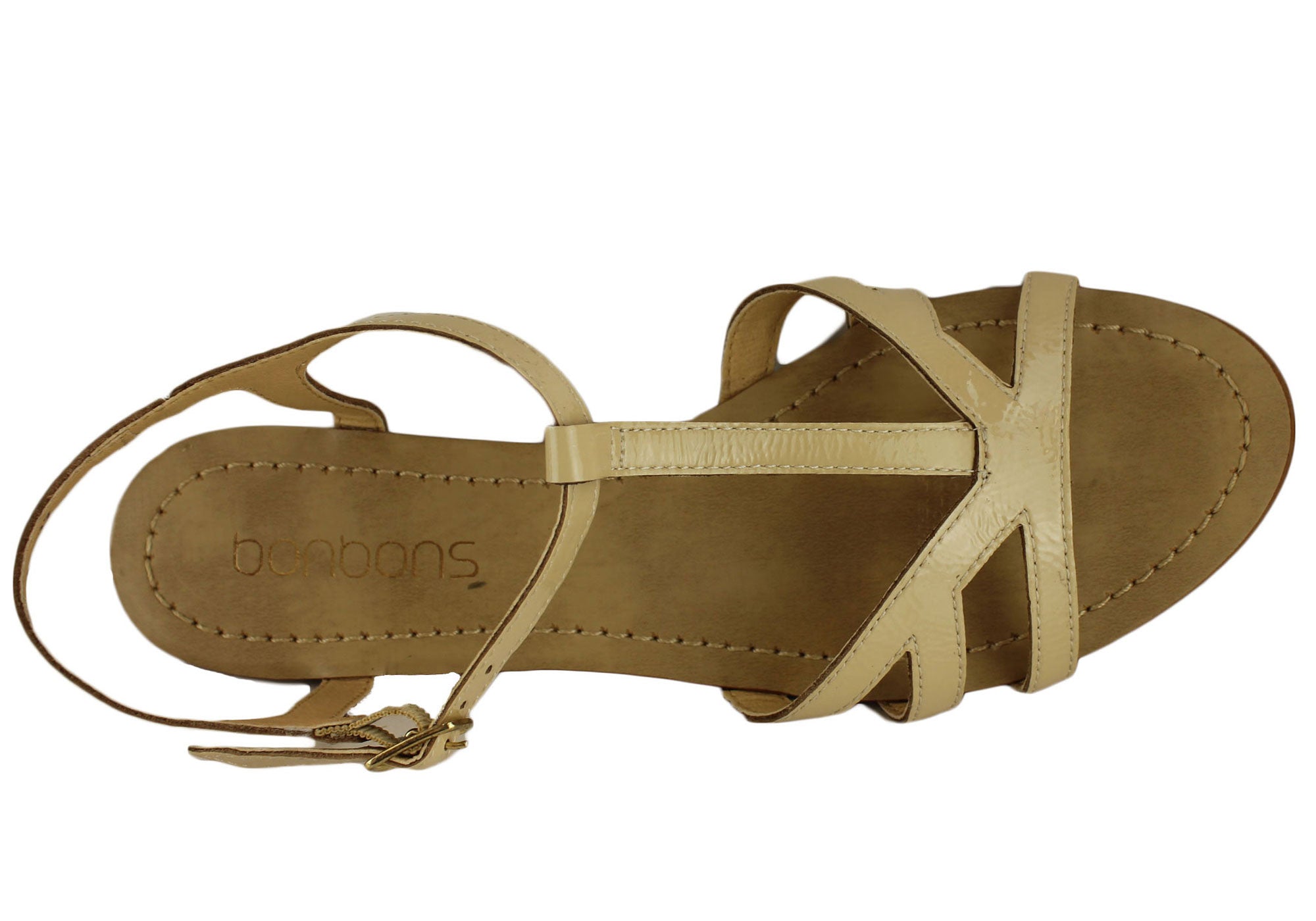 Bonbons Marlee Women's Leather Sandals - Comfortable & Stylish Summer Footwear for Beach, Travel & Casual Outings