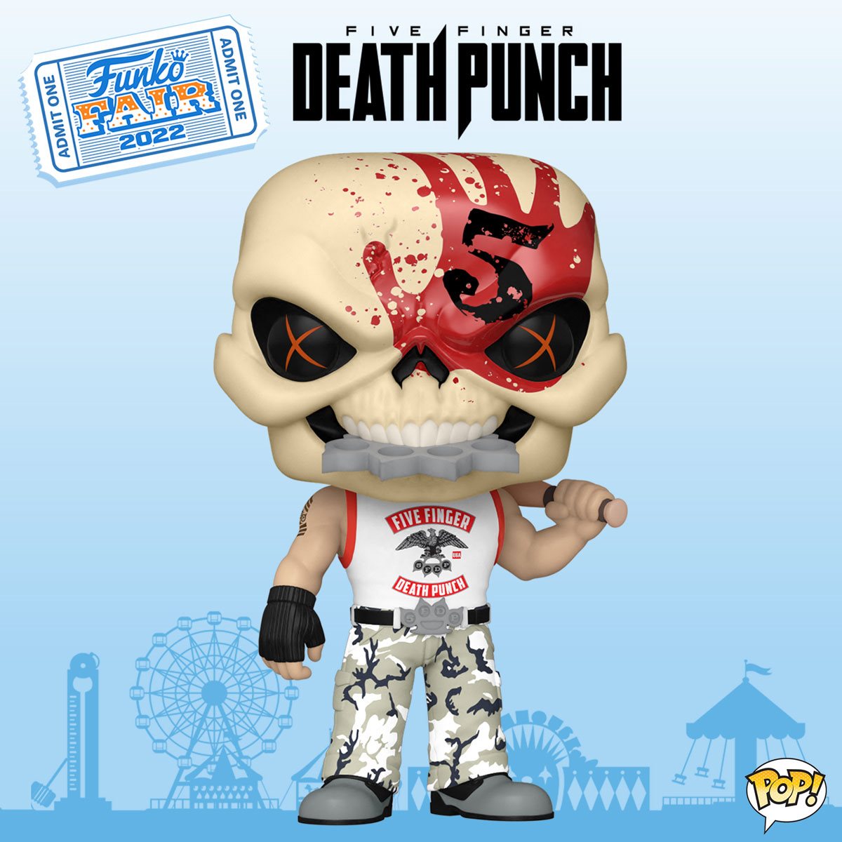 Five Finger Death Punch Knucklehead #260 - Official Band Merchandise for Rock & Metal Fans - Perfect for Concerts, Gifts & Collectors