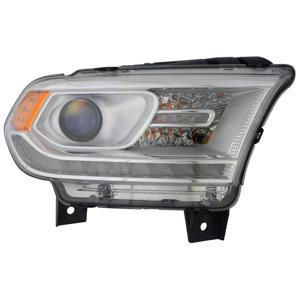 2014-2015 Dodge Durango Right Passenger Side Headlight Assembly Replacement - High Performance LED Headlamp for Night Driving & Off-Road Adventures