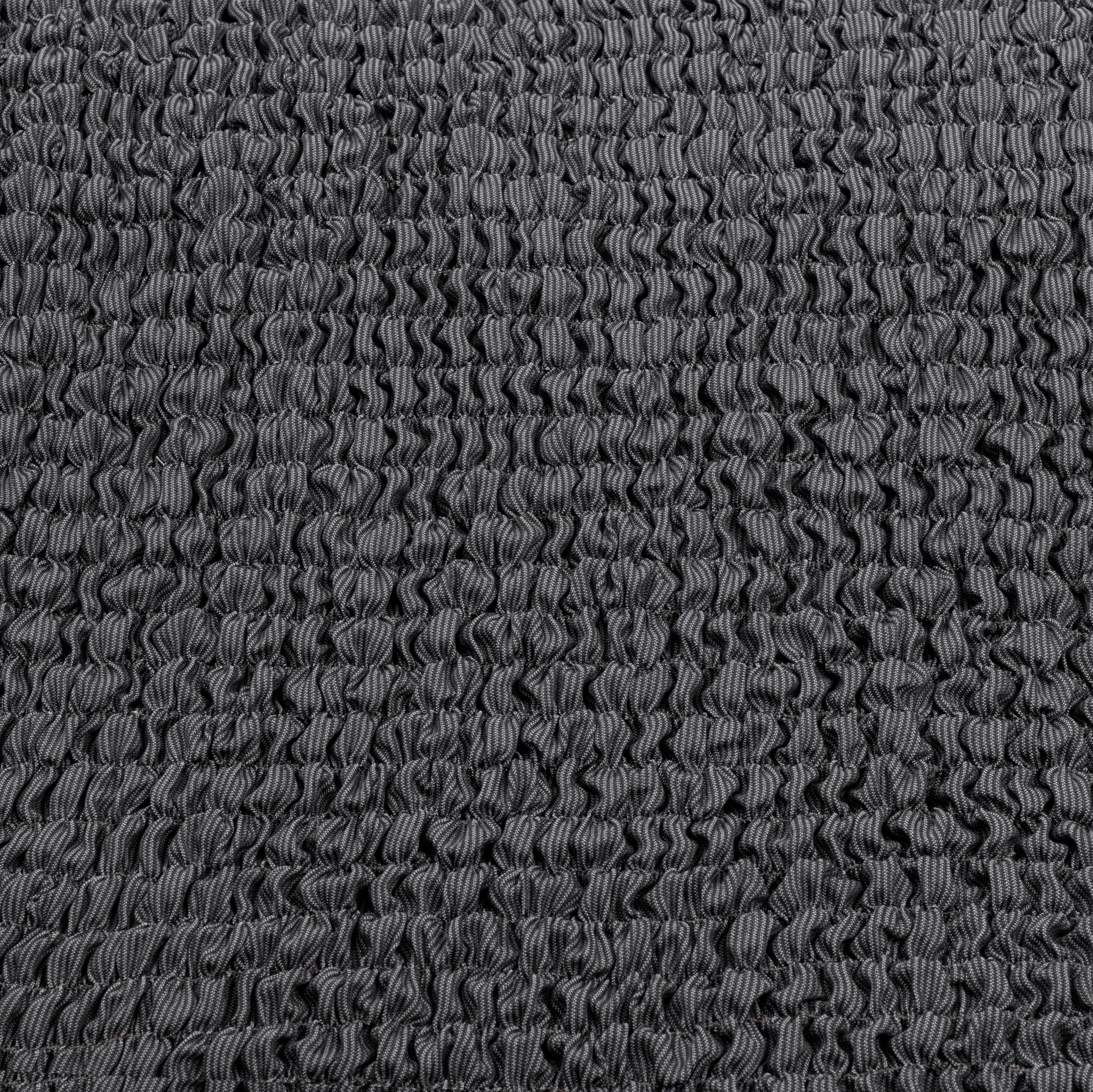 Stretch Sofa Slipcover - Washable 1-Piece Couch Cover with Soft Fabric - Pet-Friendly Form Fit Protector - Mille Righe Collection in Dark Grey - Perfect for Living Room, Family Room & Pet Owners
