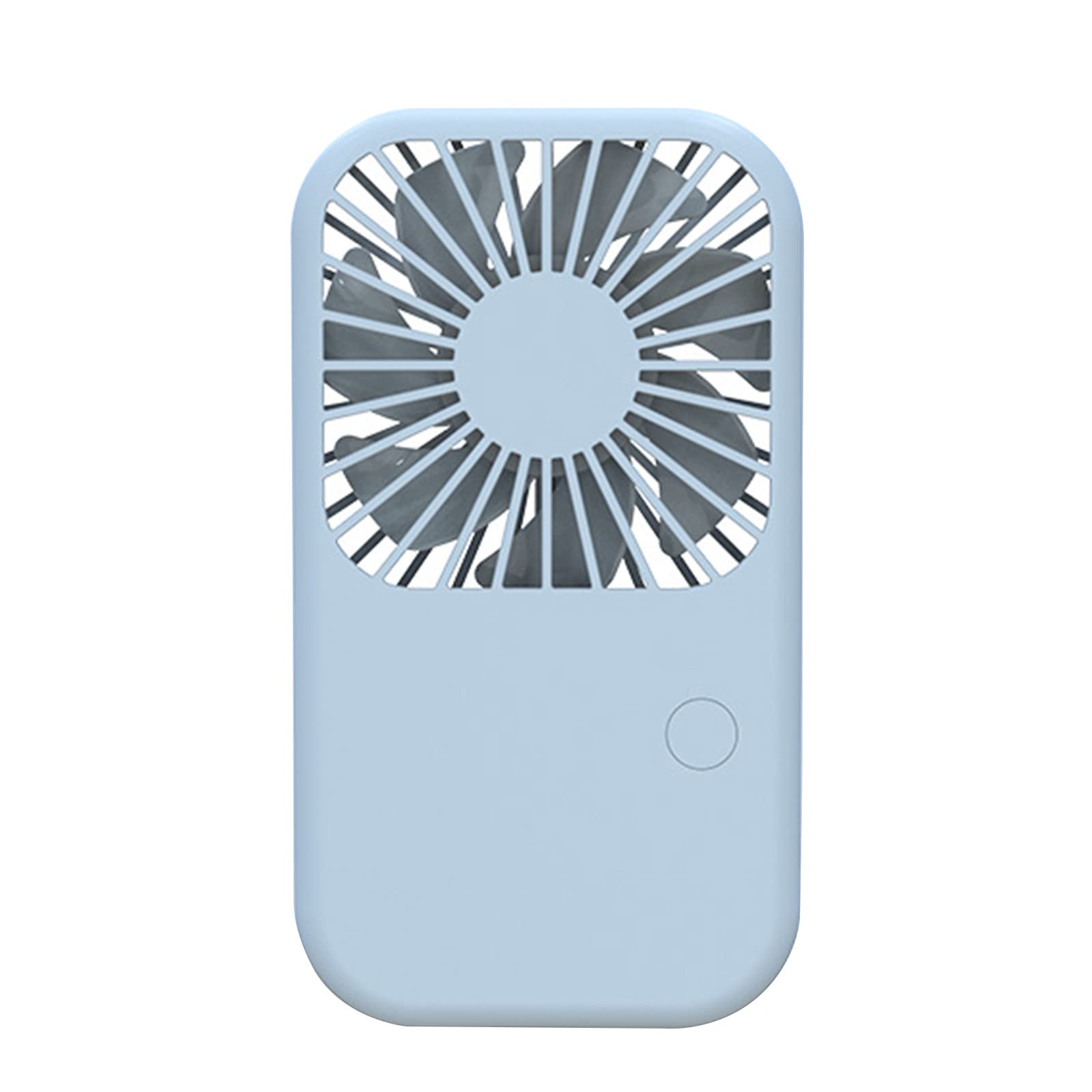 Portable USB Rechargeable Handheld Mini Fan with Mist Sprayer - Personal Cooling Fan for Travel, Office, Gym & Outdoor Activities (Blue, One Size)
