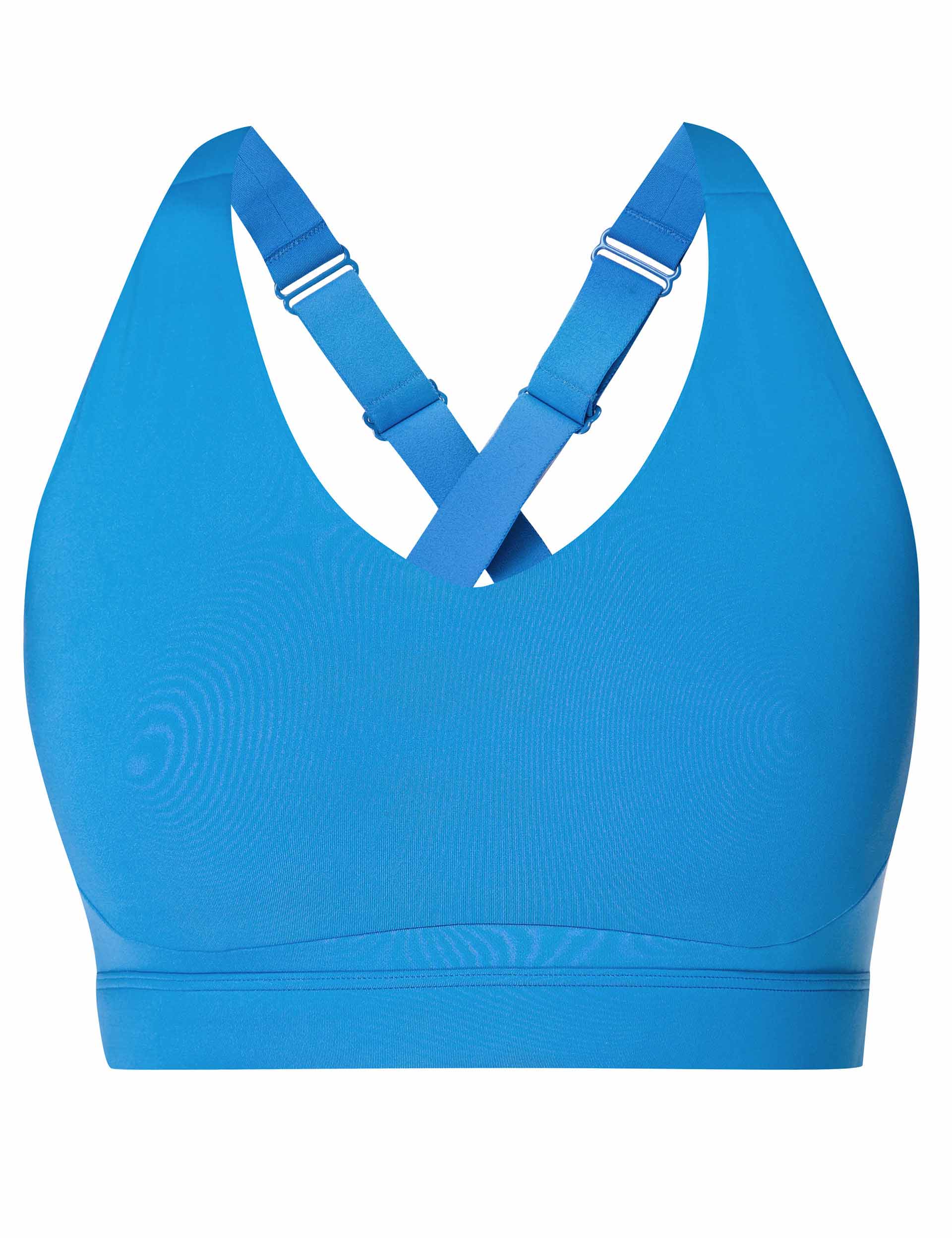 Power Pulse Bra - High Support Workout Sports Bra for Women, Tidal Blue - Perfect for Running, Yoga & Gym Fitness Activities