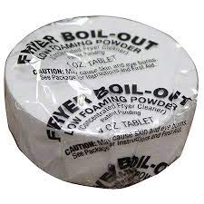 60 Pack Fryer Puck Boil-Out Deep Fryer Cleaner Tablets - Professional Commercial Kitchen Cleaning Solution for Restaurants, Fast Food & Home Use