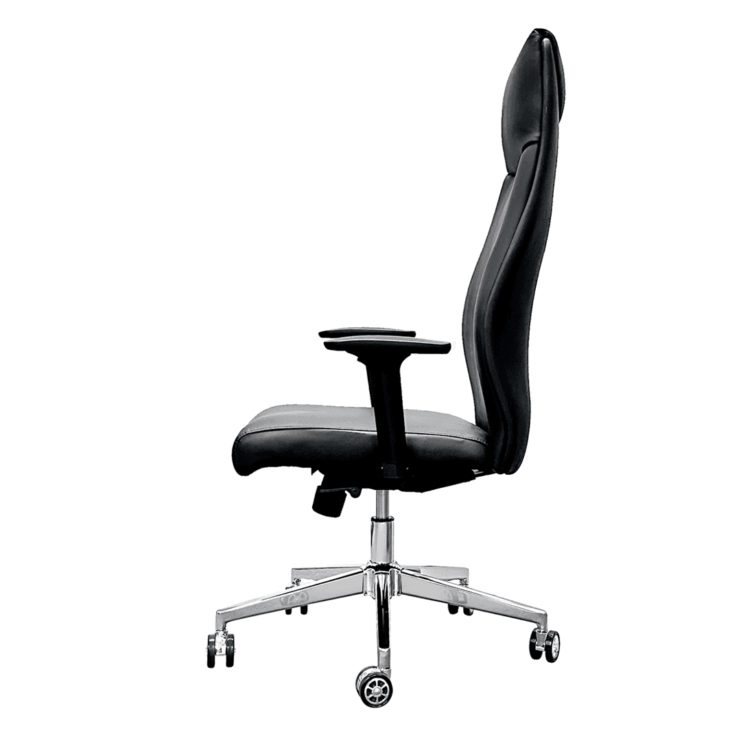 Premium Marty Faux Leather Office Chair - Ergonomic Executive Desk Chair with Adjustable Height & Swivel - Perfect for Home Office, Gaming & Workspace