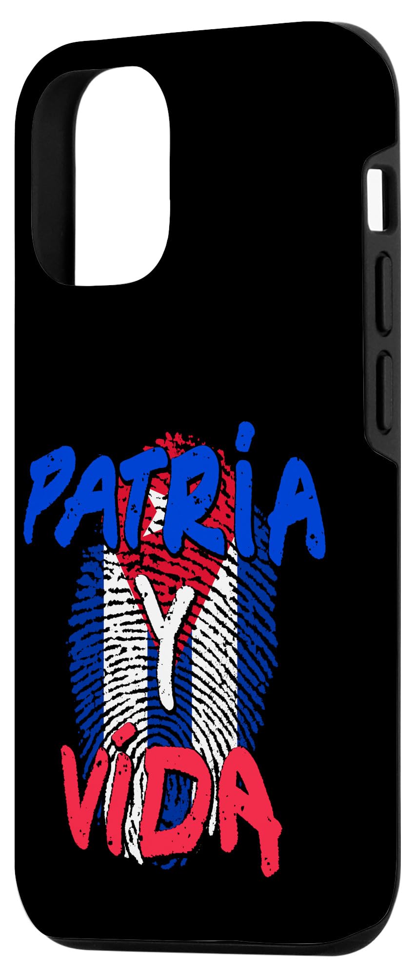 iPhone 12/12 Pro Case - Patriotic Cuban Freedom Movement Design with 'Patria Y Vida' & Cuban Anthem Theme | Perfect for Cuban Americans, Activists & Supporters of Democracy