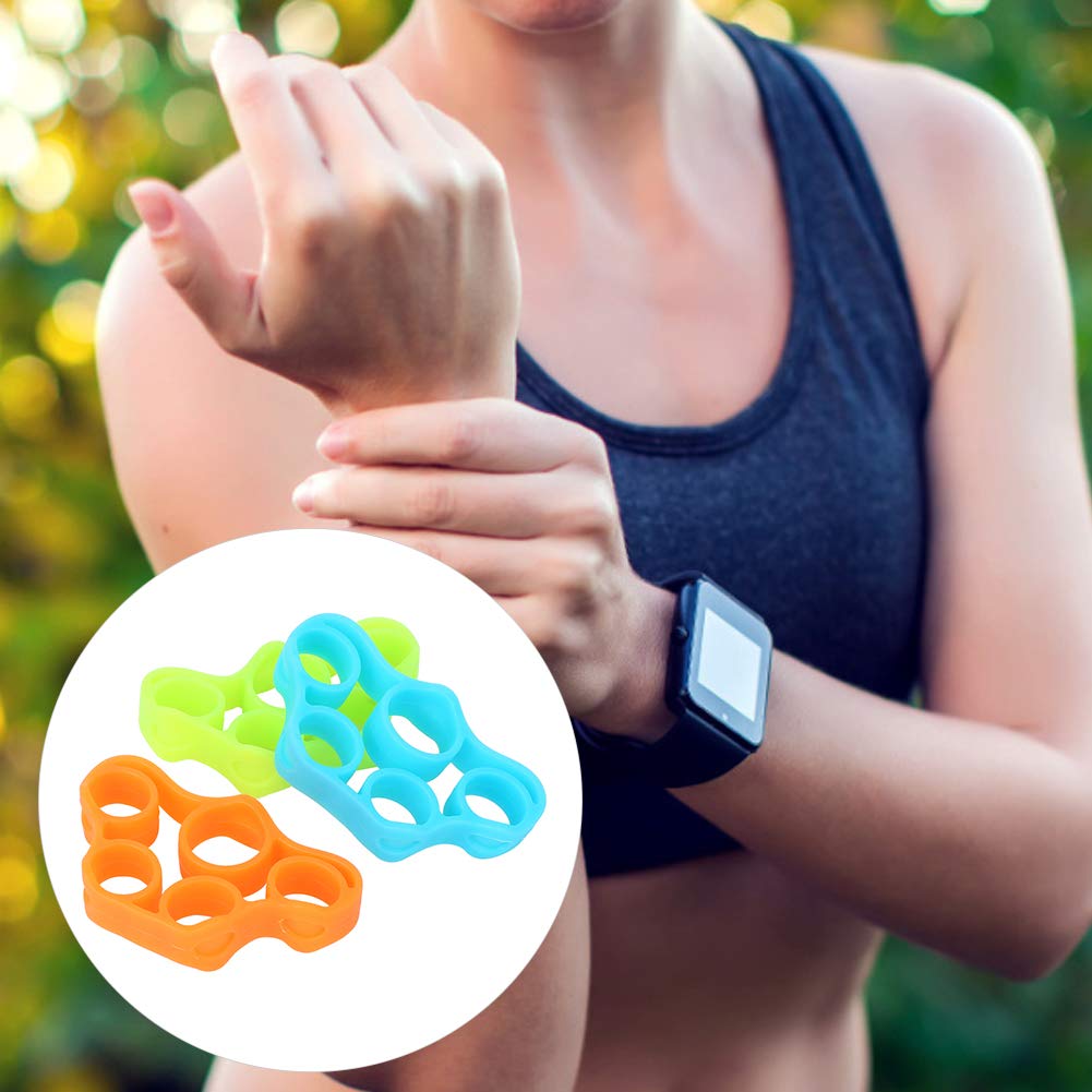 Hand Grip Strengthener - High Elasticity & Flexibility Finger Exerciser for Grip Strength Training, Perfect for Office, Gym, and Rehabilitation Exercises