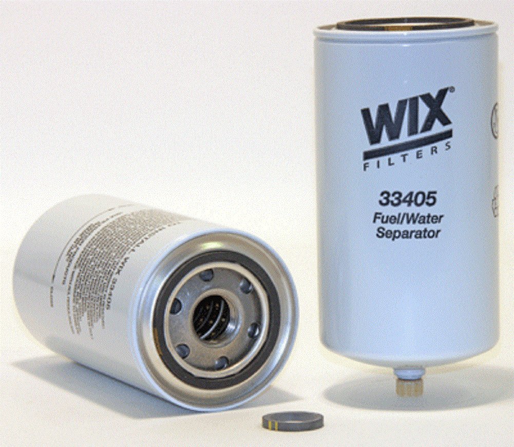 Wix 33405 Spin-On Fuel Water Separator Filter - 12 Pack for Diesel Engines | Heavy Duty Truck, Boat & Industrial Equipment Use