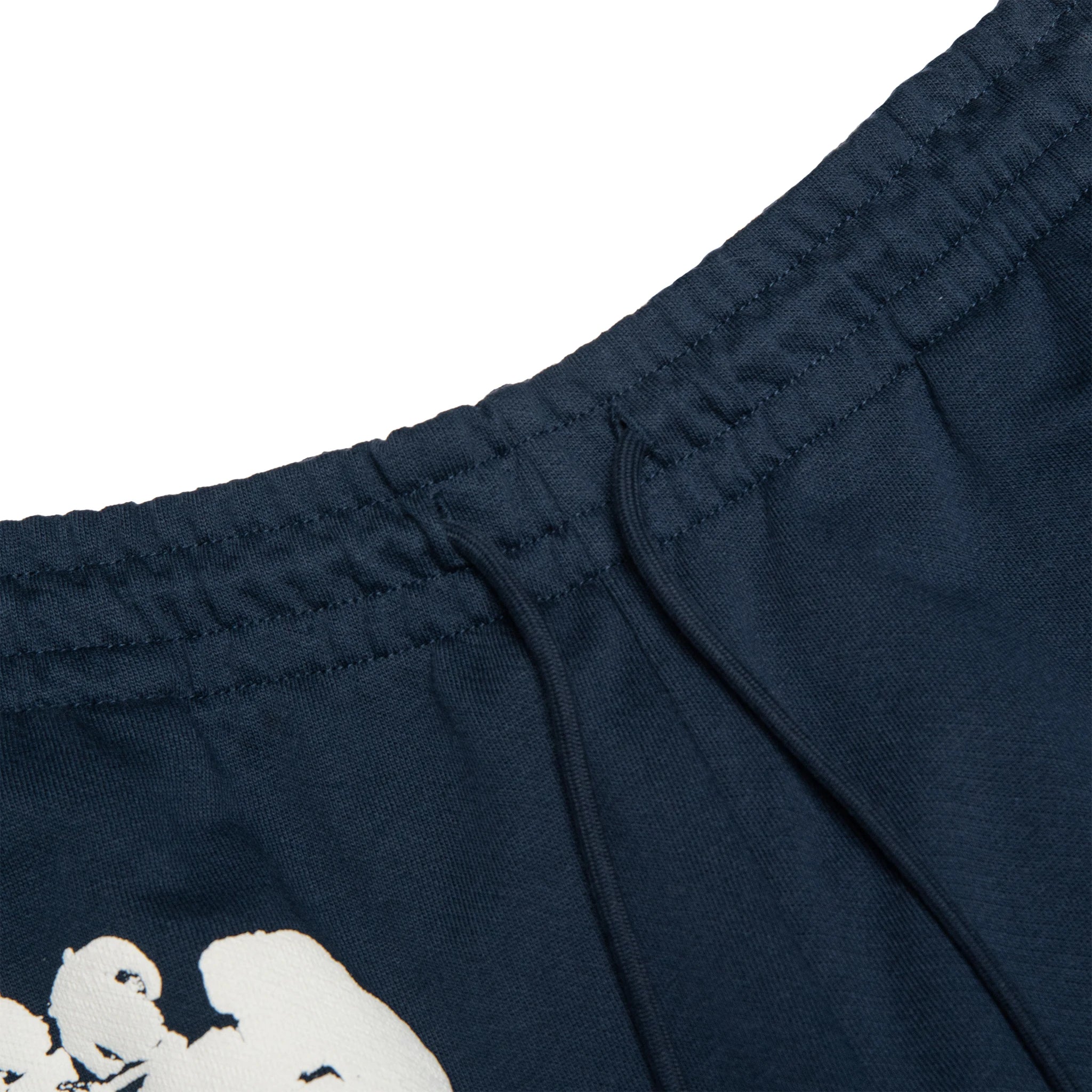Denim Tears Cotton Wreath Navy Sweatpants for Men - Comfortable Casual Joggers for Streetwear & Lounge Wear