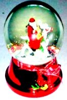 Christmas Snow Globe with Santa and Music Box - Perfect Holiday Decoration for Home, Office & Gift Giving