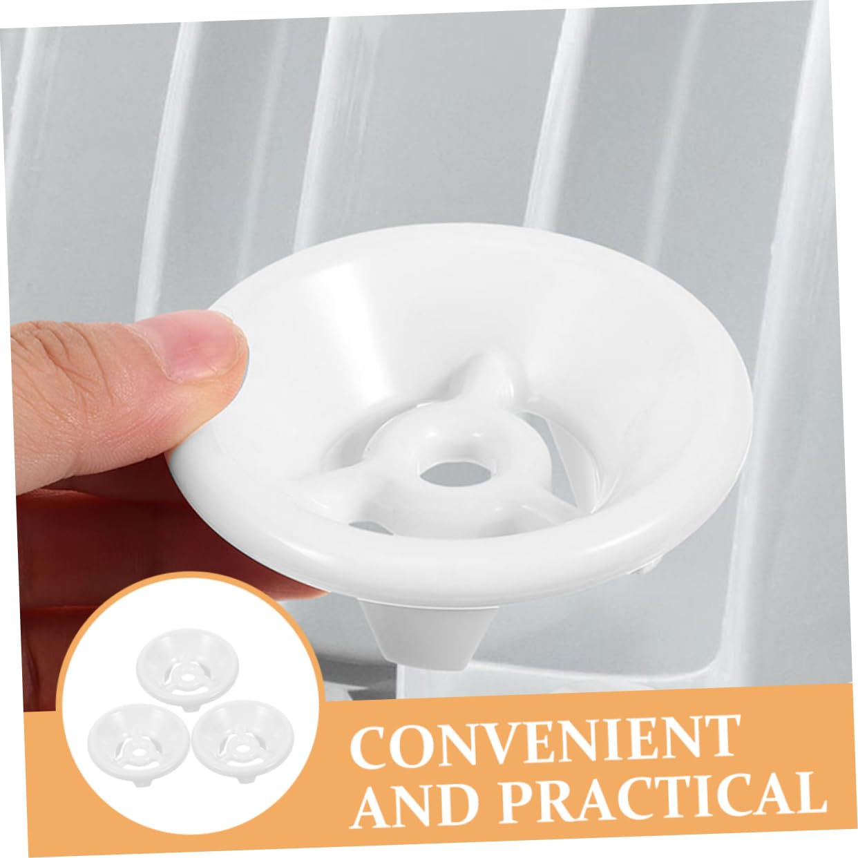 CRILSTYLEO 3-Pack Urinal Accessories - Urinal Drain Screens & Stoppers for Bathroom, Toilet, and Commercial Use - Prevent Clogs & Odors in Home, Office, and Public Restrooms