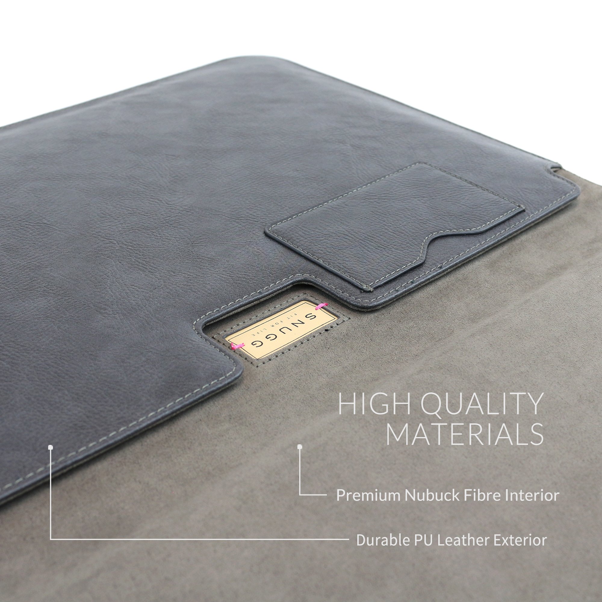 Premium Leather Sleeve Case for MacBook Pro 15