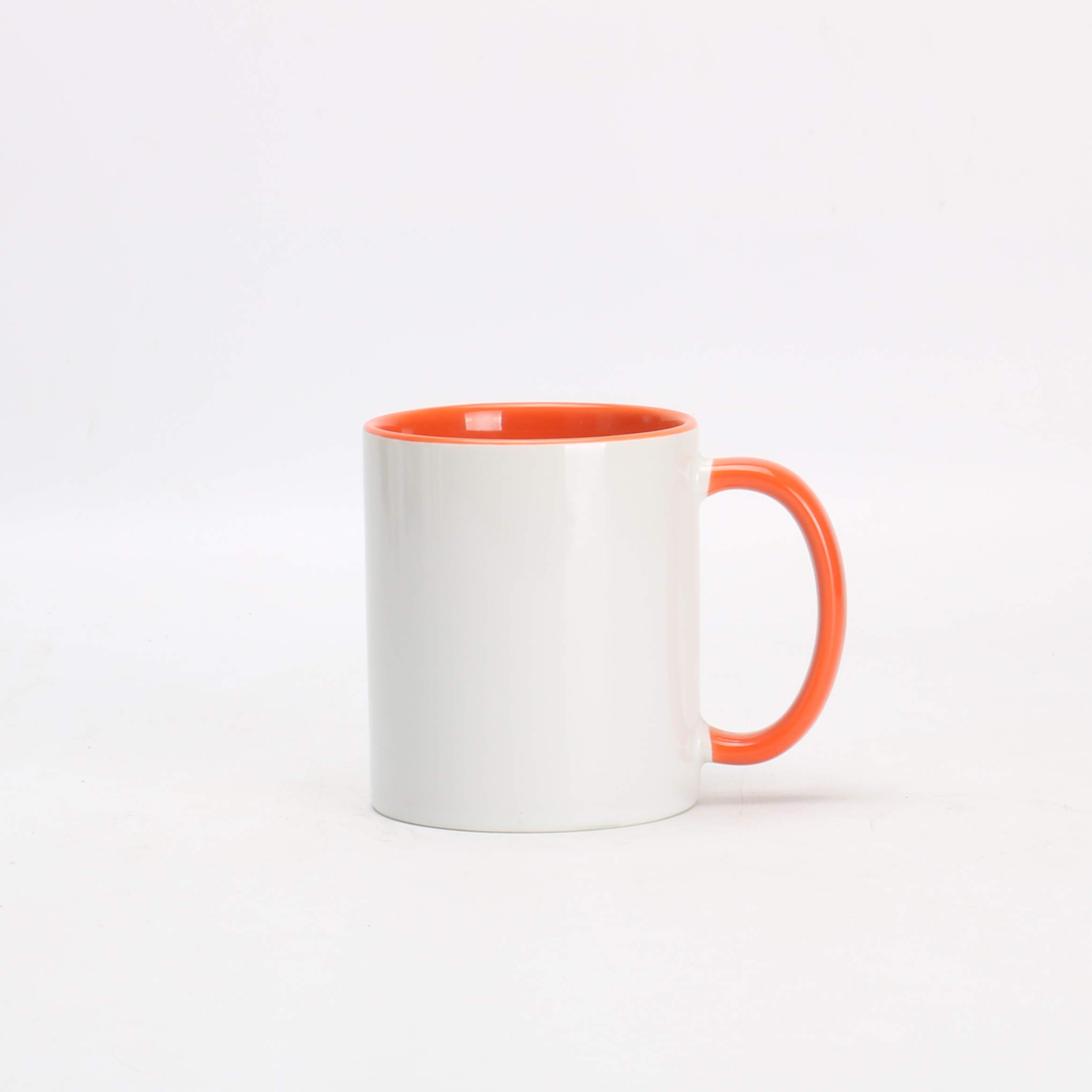 36-Pack 11oz Sublimation Ceramic Coffee Mugs - White Box Packaging, Orange - Perfect for Custom Printing, Office Use & Bulk Gifting
