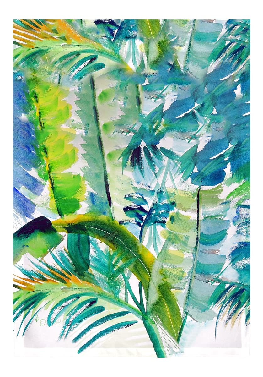 Betsy Drake FL1116 12.5 x 18 Inch Jungle Greens Garden Flag - Perfect for Outdoor Decor, Patio, Yard & Seasonal Home Display