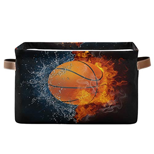 Fiery basketball