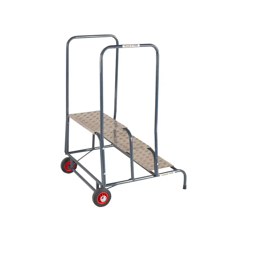 Climb It UK Wide Work Steps - Heavy Duty Aluminum Ladder for Construction, Roofing & Home Use | Non-Slip Safety Steps for Indoor & Outdoor Projects