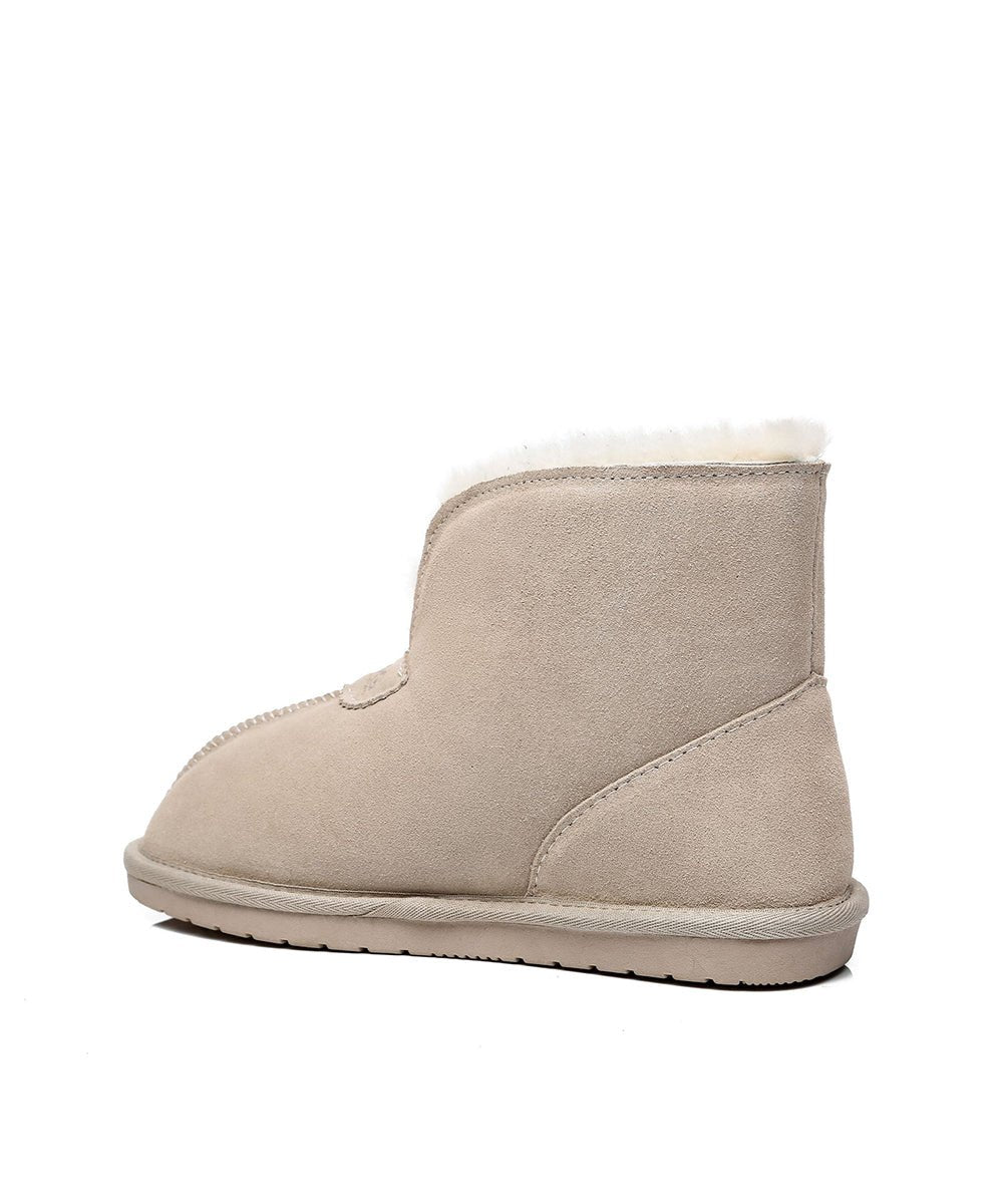 Men's Hushly UGG Slippers - Cozy Sheepskin Indoor/Outdoor House Shoes for Winter Comfort - Perfect for Home, Office & Travel