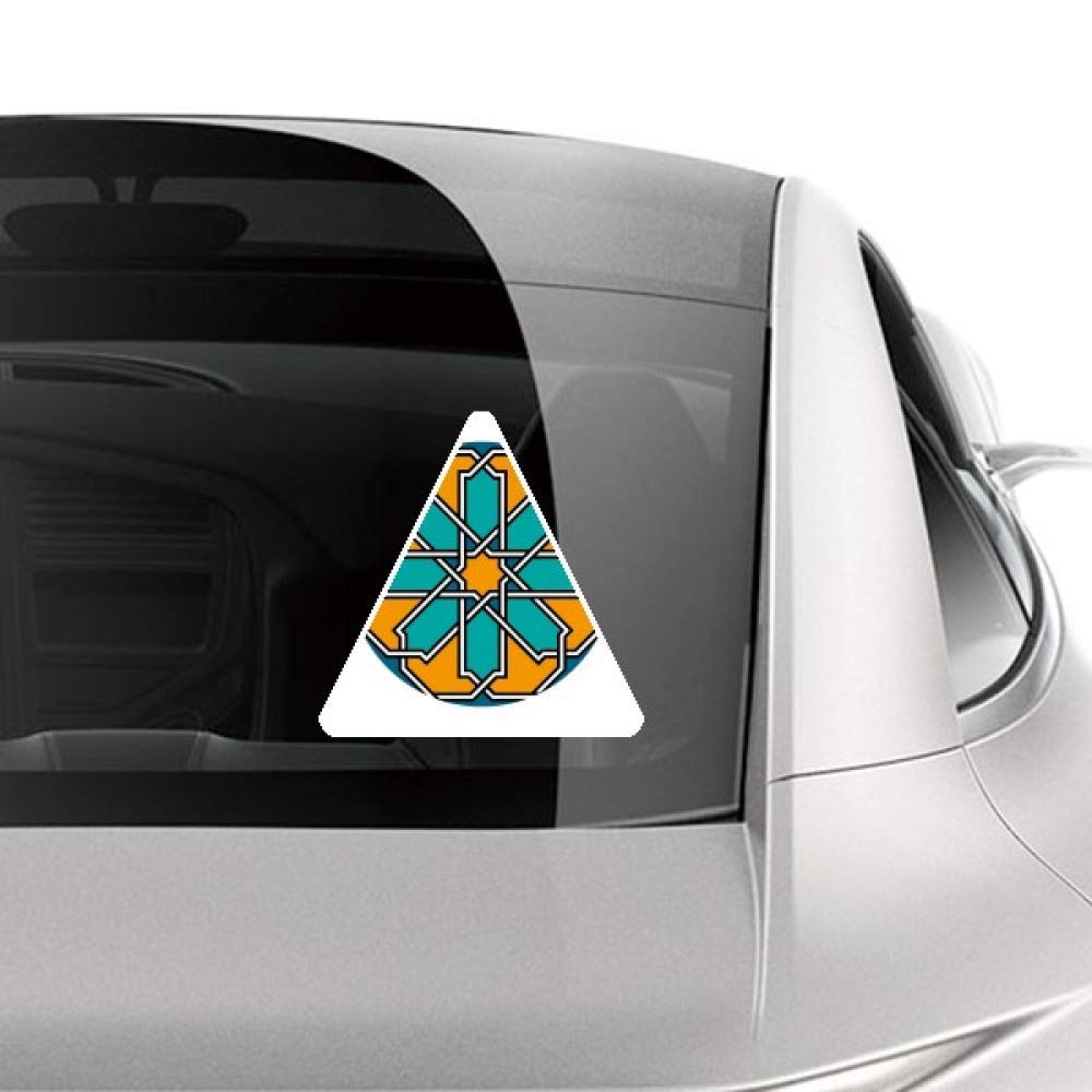 DIYthinker Morocco Style Flower Abstract Pattern Vinyl Decal - Waterproof Car, Motorcycle, Bicycle, Luggage Sticker for Outdoor Decoration & Personalization