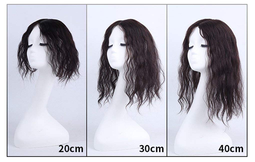 3.5x6 Inch Handmade Mono Forehead Topper Wiglet for Women with Thinning Hair - 12