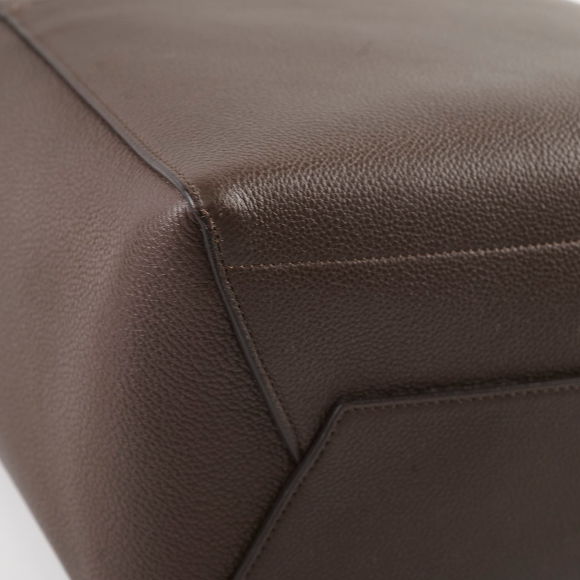 Celine Seau Sangle Bucket Bag in Brown Leather - Stylish Shoulder Bag for Women, Perfect for Work, Travel & Everyday Use