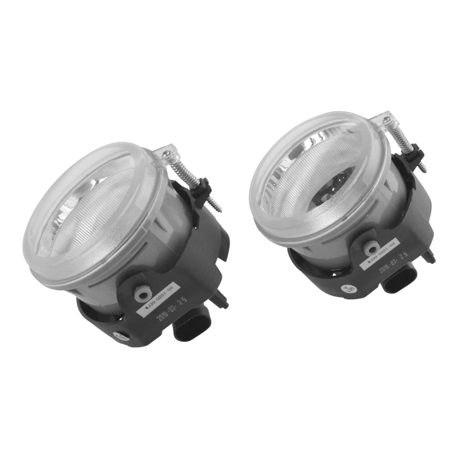 High-Performance Clear Lens Fog Light Pair Set for Dodge Caliber, Challenger, Charger, Nitro - Durable & Bright for Night Driving & Off-Road Adventures