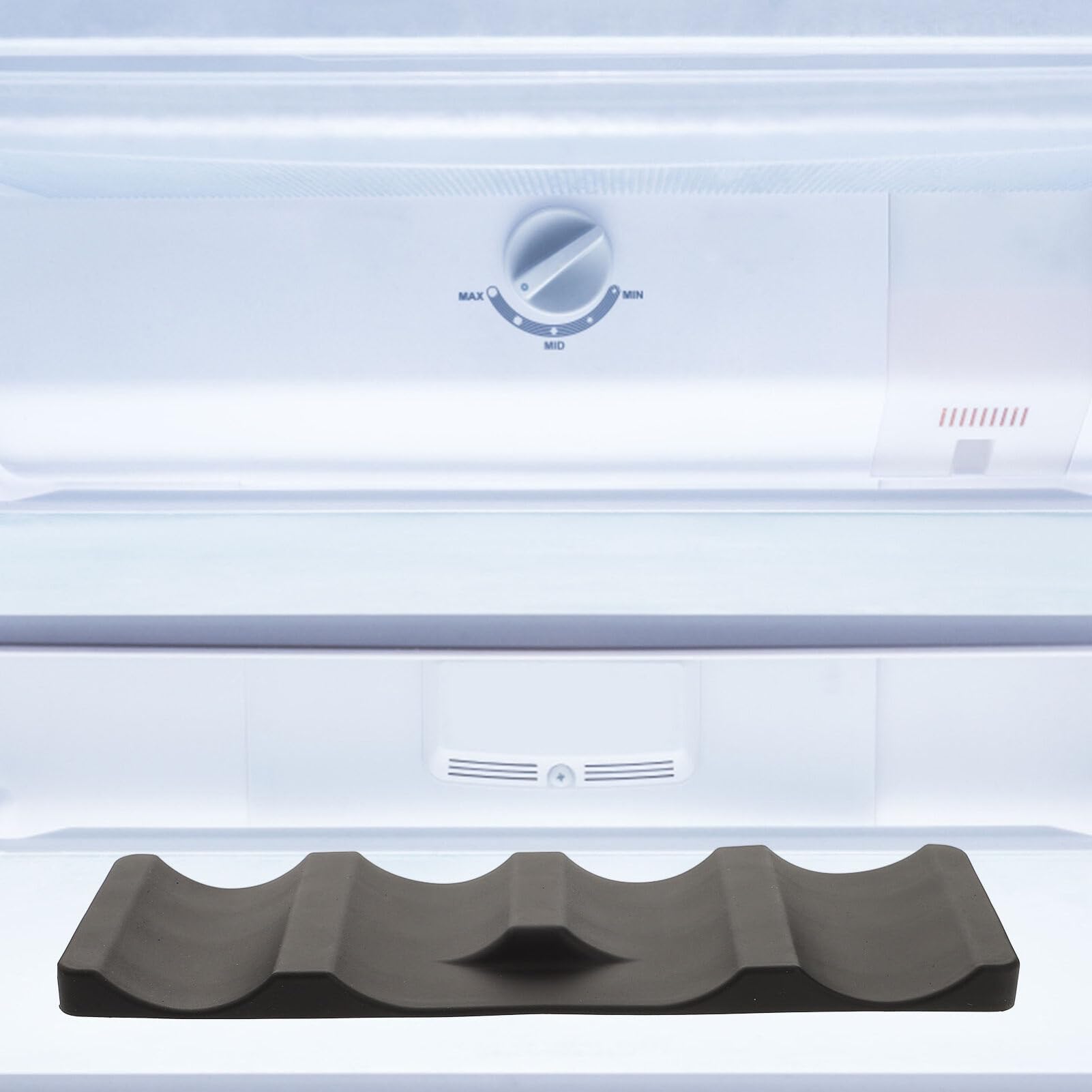 Non-Slip Refrigerator Shelf Liner - Clear Stackable Organizer for Cans & Bottles | Fridge Storage Bins | Kitchen Organization Essentials | Perfect for Pantry, Freezer & Cabinet Storage