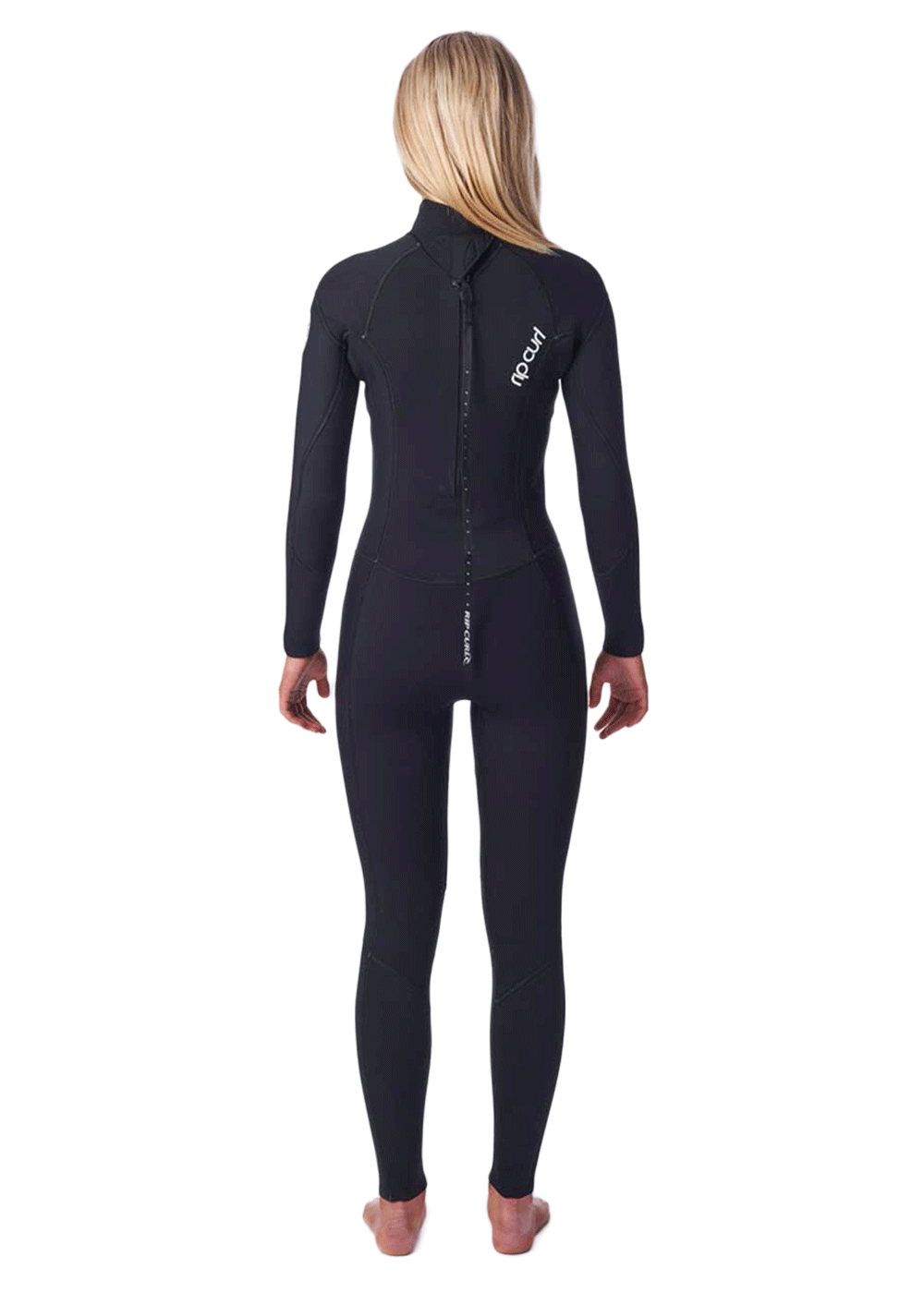Rip Curl Women's Dawn Patrol 4/3mm Back Zip Full Wetsuit - Premium Neoprene Surfing Suit for Cold Water Surfing, Diving & Water Sports