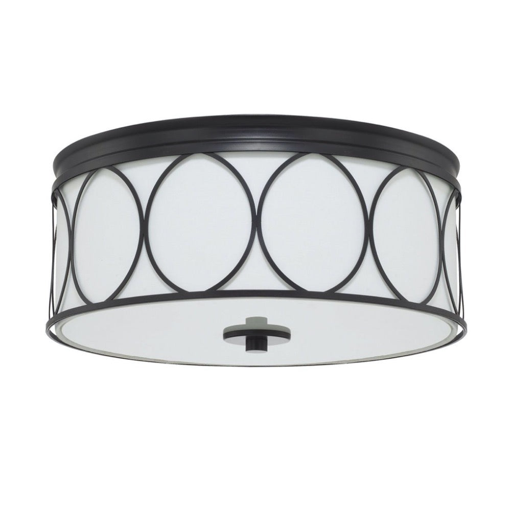 Colton 3-Light Flush Mount Ceiling Light Fixture - Modern LED Lighting for Bedroom, Kitchen, Hallway & Living Room - Energy Efficient Indoor Lighting Solution
