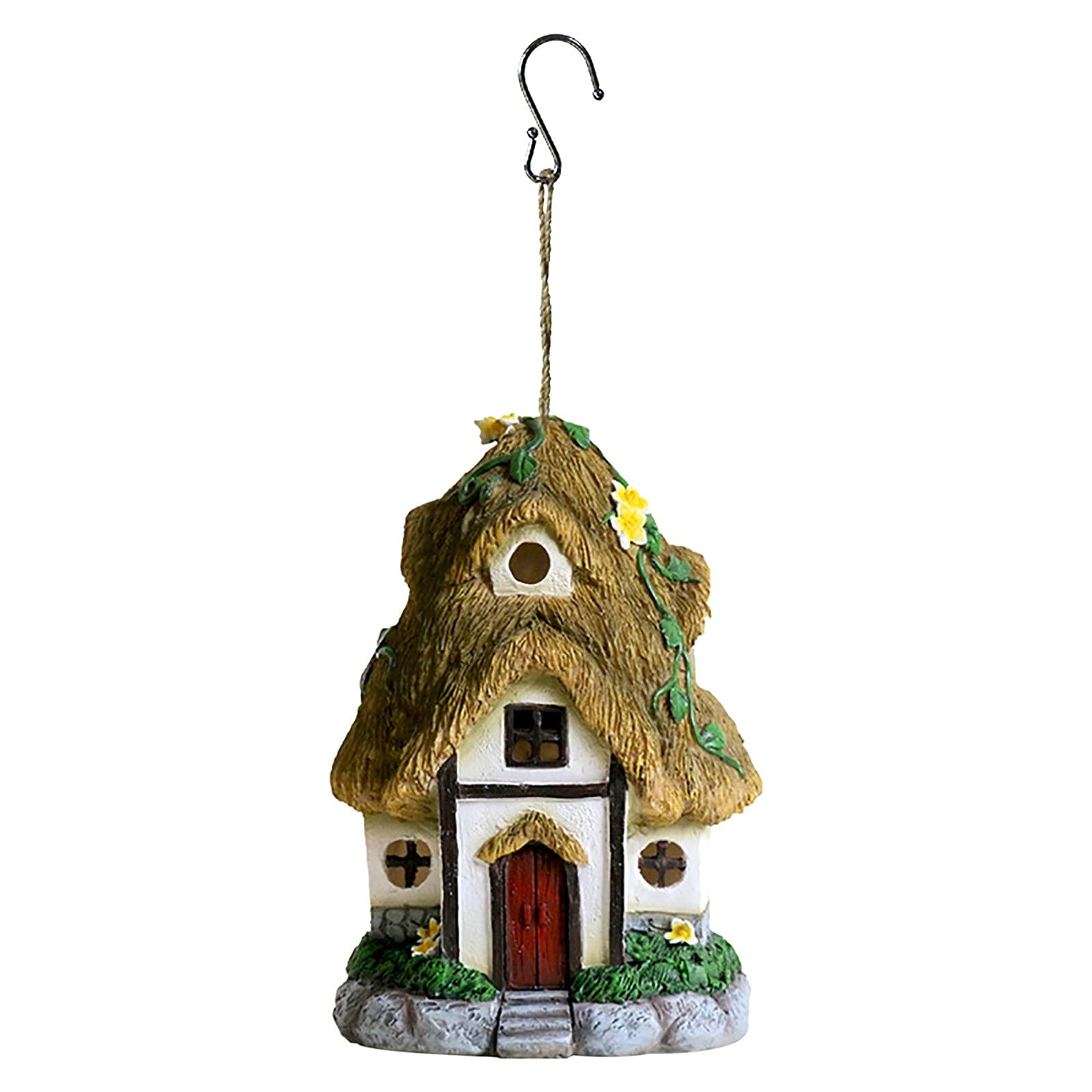 Follure Solar Powered Decorative Light House - Outdoor Garden, Patio, Villa & Yard Decor for Home & Landscape Lighting