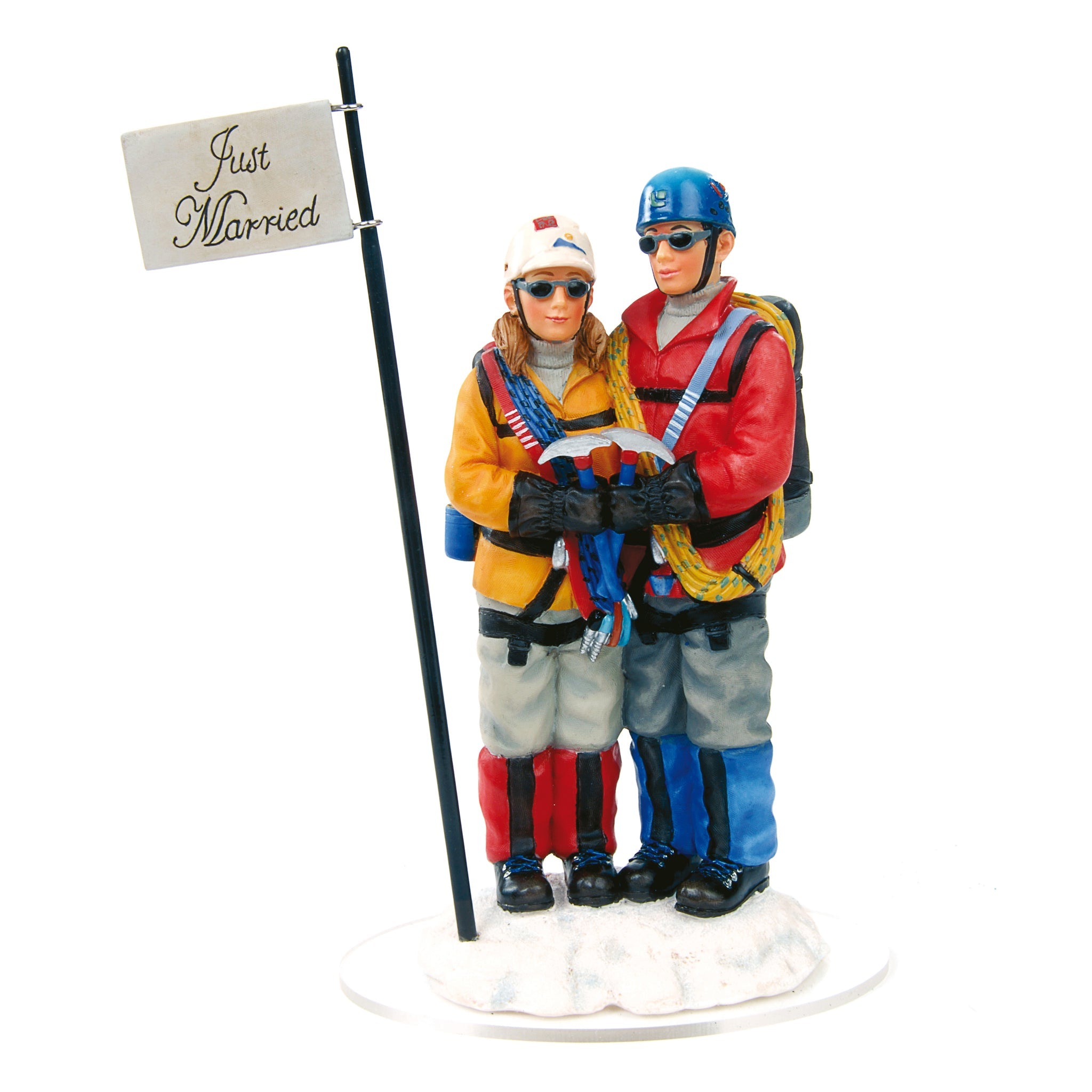 Mountaineer Cake Topper - Handmade Edible Decorations for Birthday, Wedding & Anniversary Cakes - Perfect for Outdoor Adventure Themed Celebrations