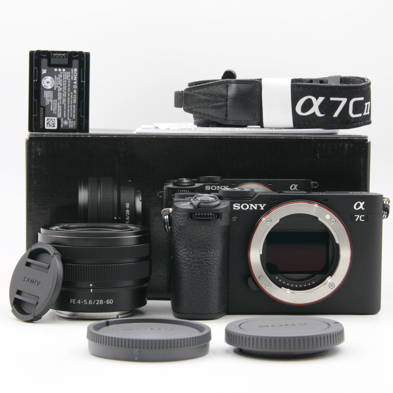 Open Box Excellent Condition Sony a7C II Mirrorless Digital Camera with FE 28-60mm f/4-5.6 Lens (Black) - Perfect for Travel Photography, Vlogging & Street Shooting