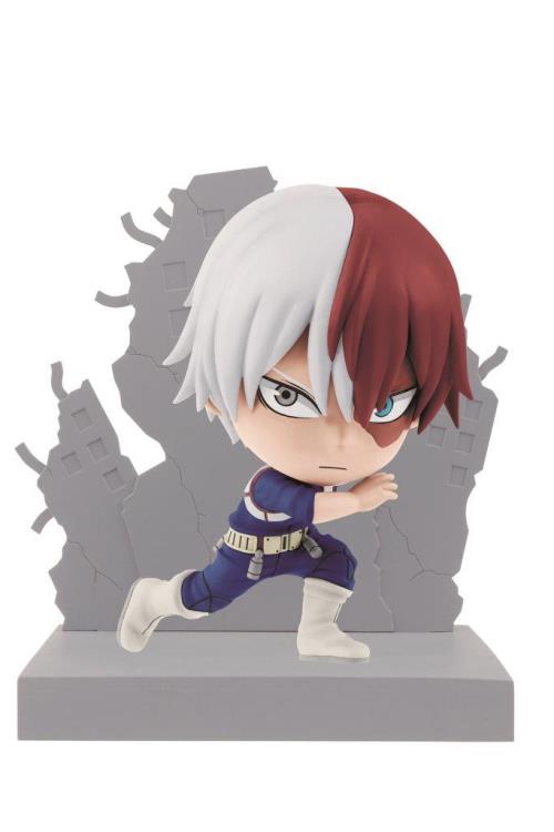 Banpresto Kyun Chara My Hero Academia Shoto Todoroki Anime Figure Collectible - Perfect for Display, Gifts, and Anime Fans Collection