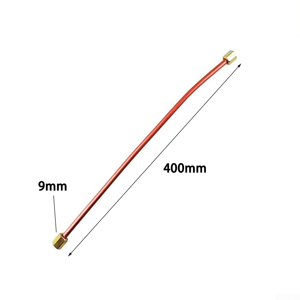 400mm Air Compressor Exhaust Tube Replacement - Durable Copper Tone Air Pipe for Oil Pump & Compressor Spare Parts | Perfect for Industrial, Automotive & Home Workshop Use