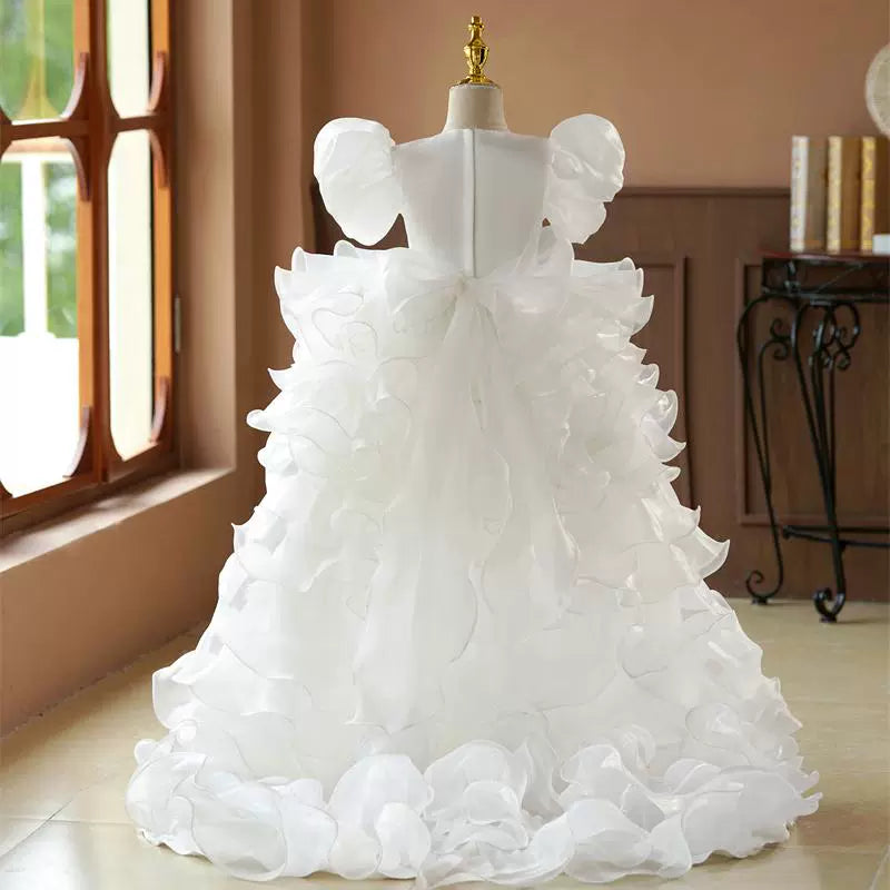Princess Dress for Girls - Elegant Flower Girl & Birthday Party Gown | Perfect for Weddings, Pageants & Special Occasions