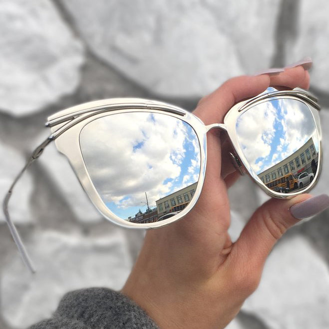 Stylish Candy Sunnies Silver Mercury Sunglasses - Trendy UV Protection Shades for Women & Men - Perfect for Beach, Driving & Outdoor Activities