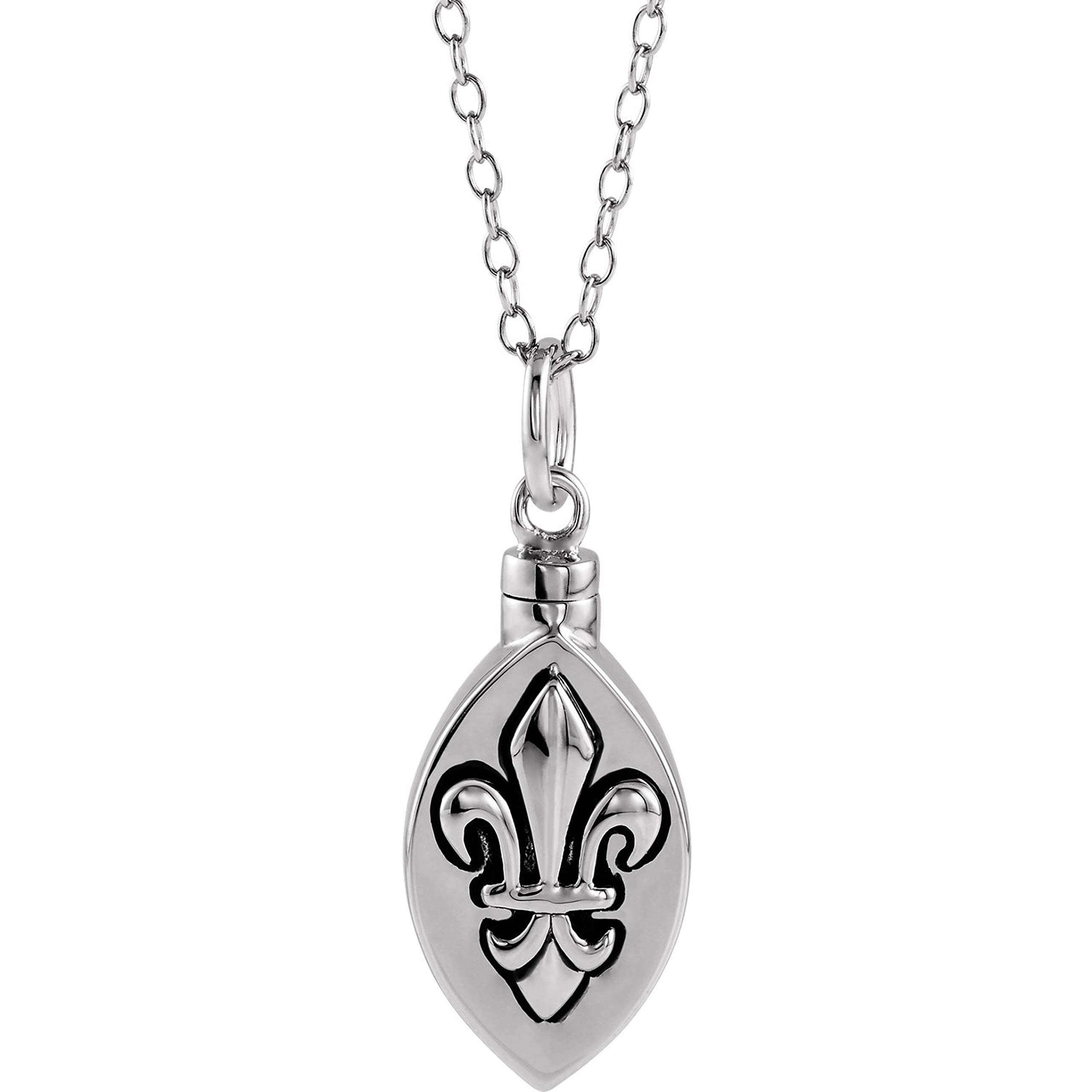 Memorial Cremation Jewelry - Sterling Silver Ash Holder Necklace for Loved Ones | Keepsake Urn Pendant for Ashes of Dad, Mom, Sister, Grandma, Aunt, Wife & Daughter | Perfect for Remembrance, Funeral & Special Occasions