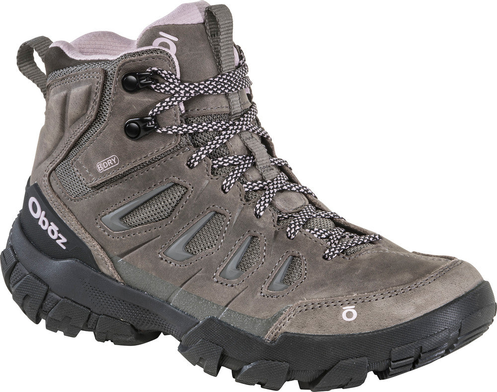 Oboz Sawtooth X Mid B Dry Waterproof Hiking Boots for Women - Lightweight & Durable Outdoor Shoes for Trail Running, Backpacking & Mountain Climbing