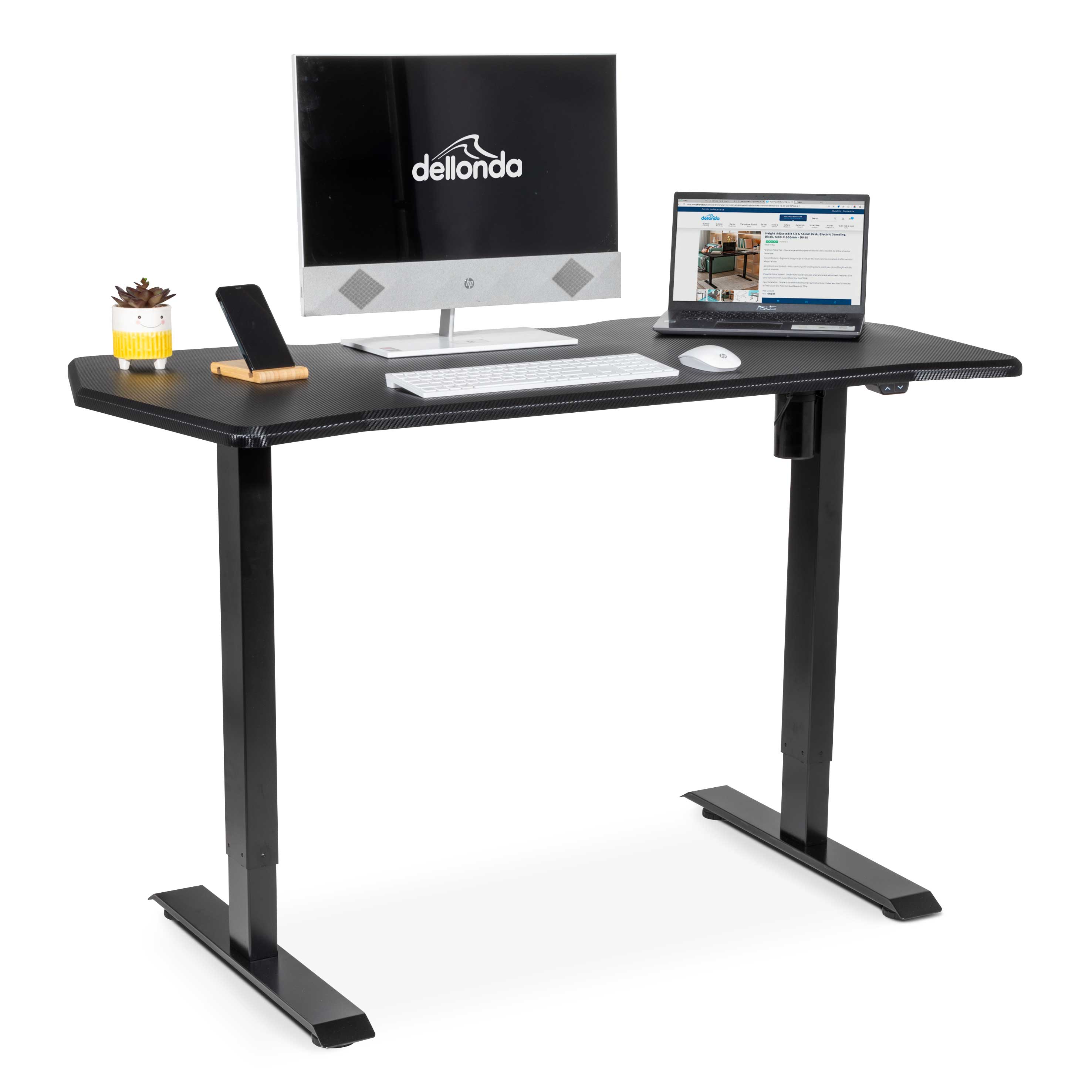 Premium Electric Height Adjustable Standing Desk - 55