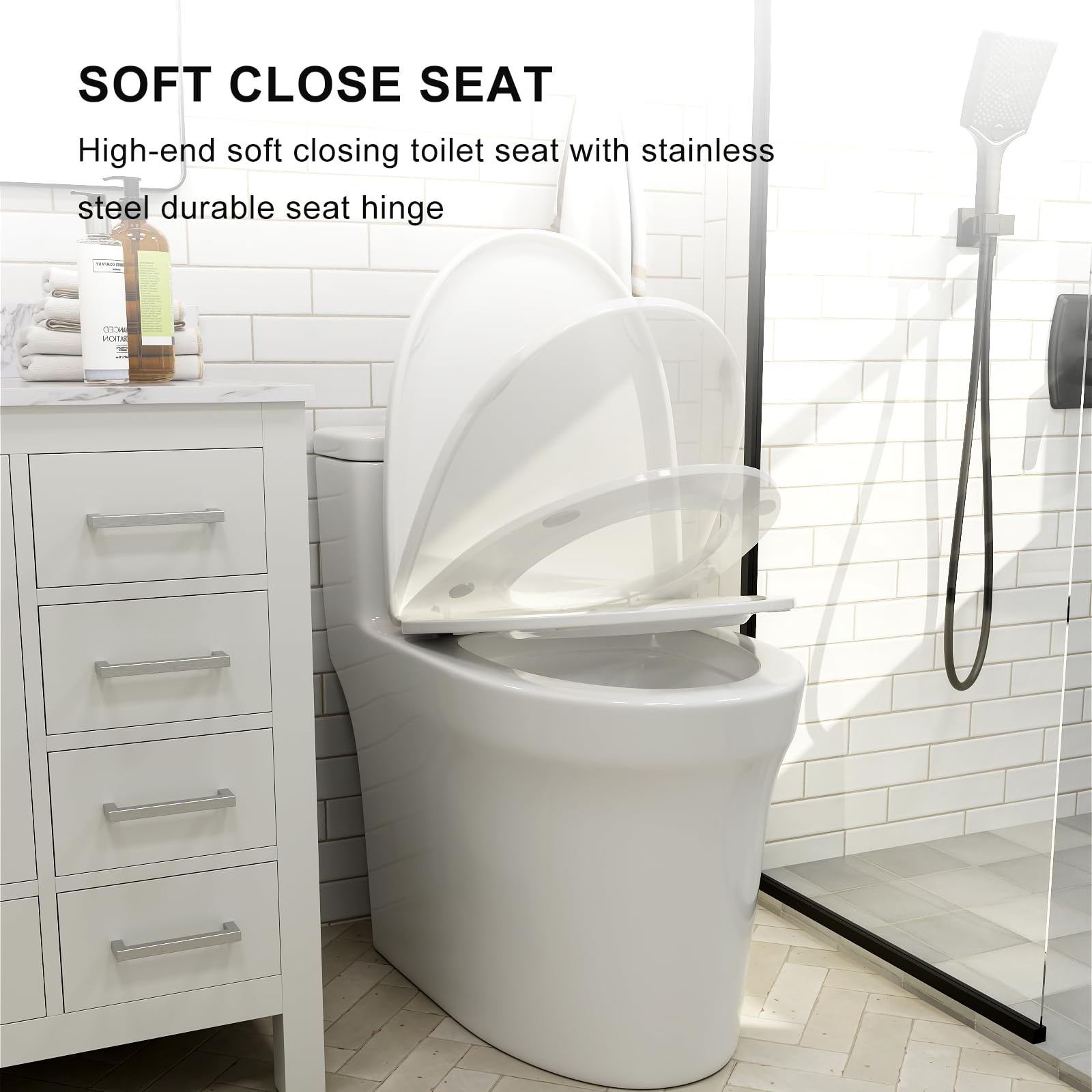 Dual Flush One Piece Toilet - 17.7