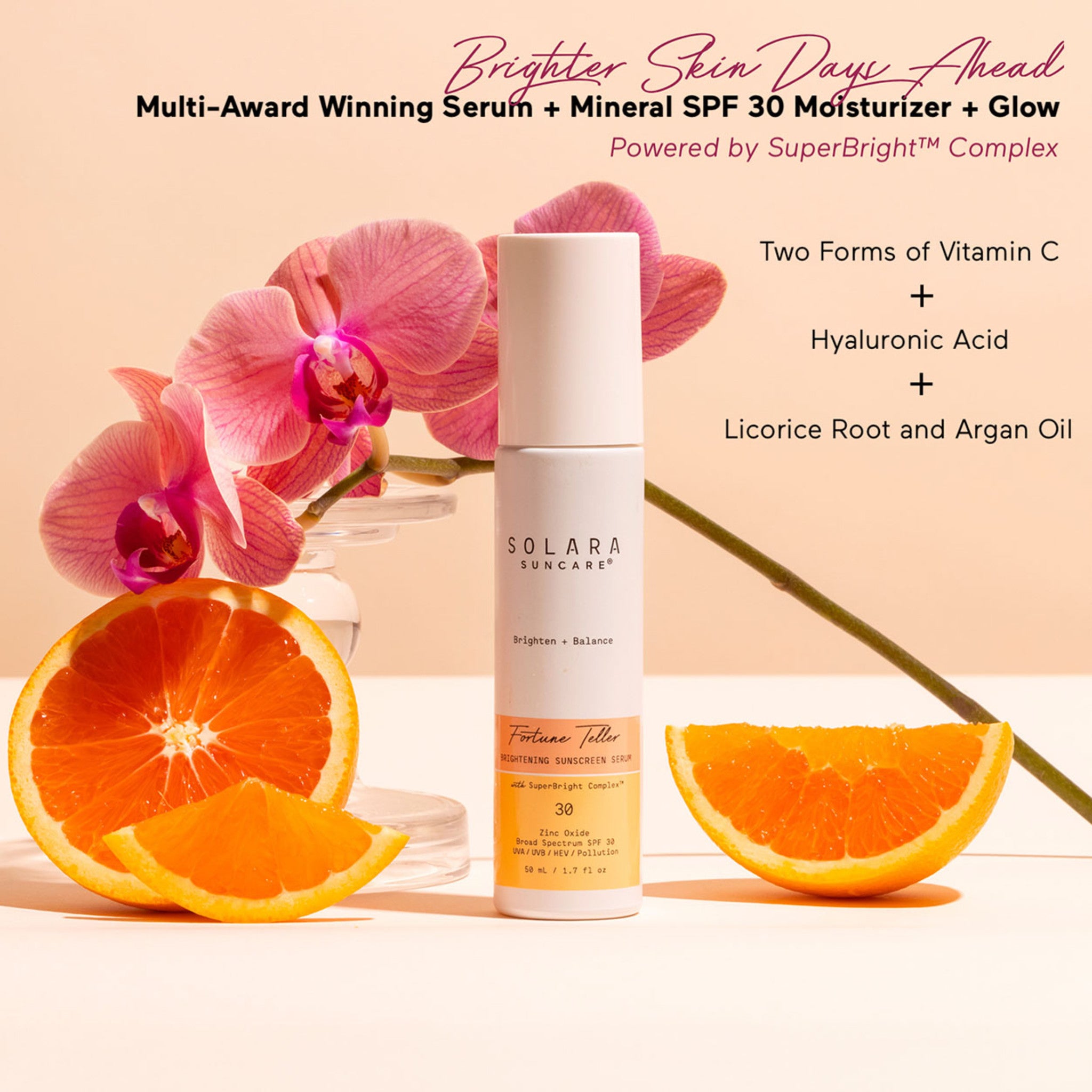 Fortune Teller SPF 30 Sunscreen - Broad Spectrum UVA/UVB Protection, Water Resistant, Lightweight Daily Face & Body Sunscreen for Outdoor Activities, Beach & Sports